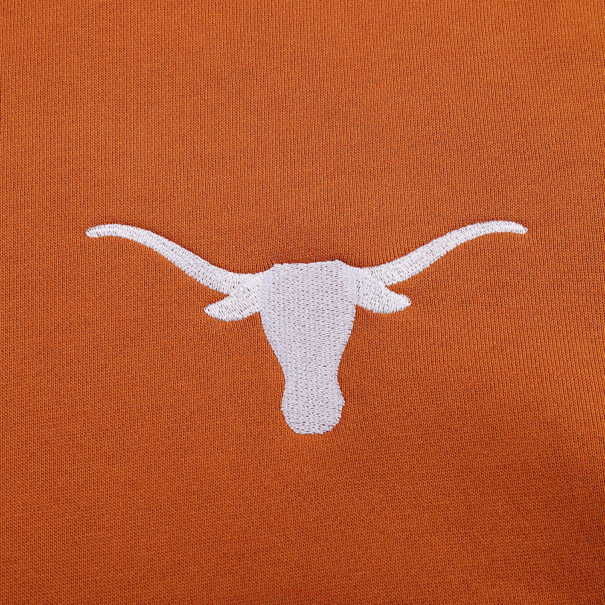 Homefield Adult Texas Longhorns Burnt Orange Tri-Stripe Crew Pullover Sweatshirt product image