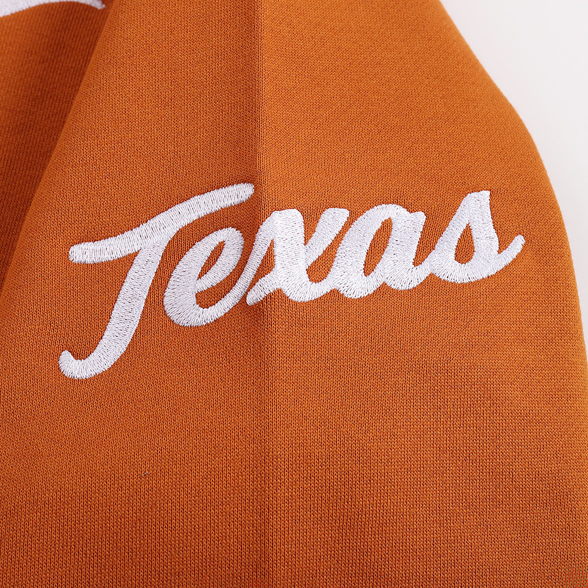 Homefield Adult Texas Longhorns Burnt Orange Tri-Stripe Crew Pullover Sweatshirt product image