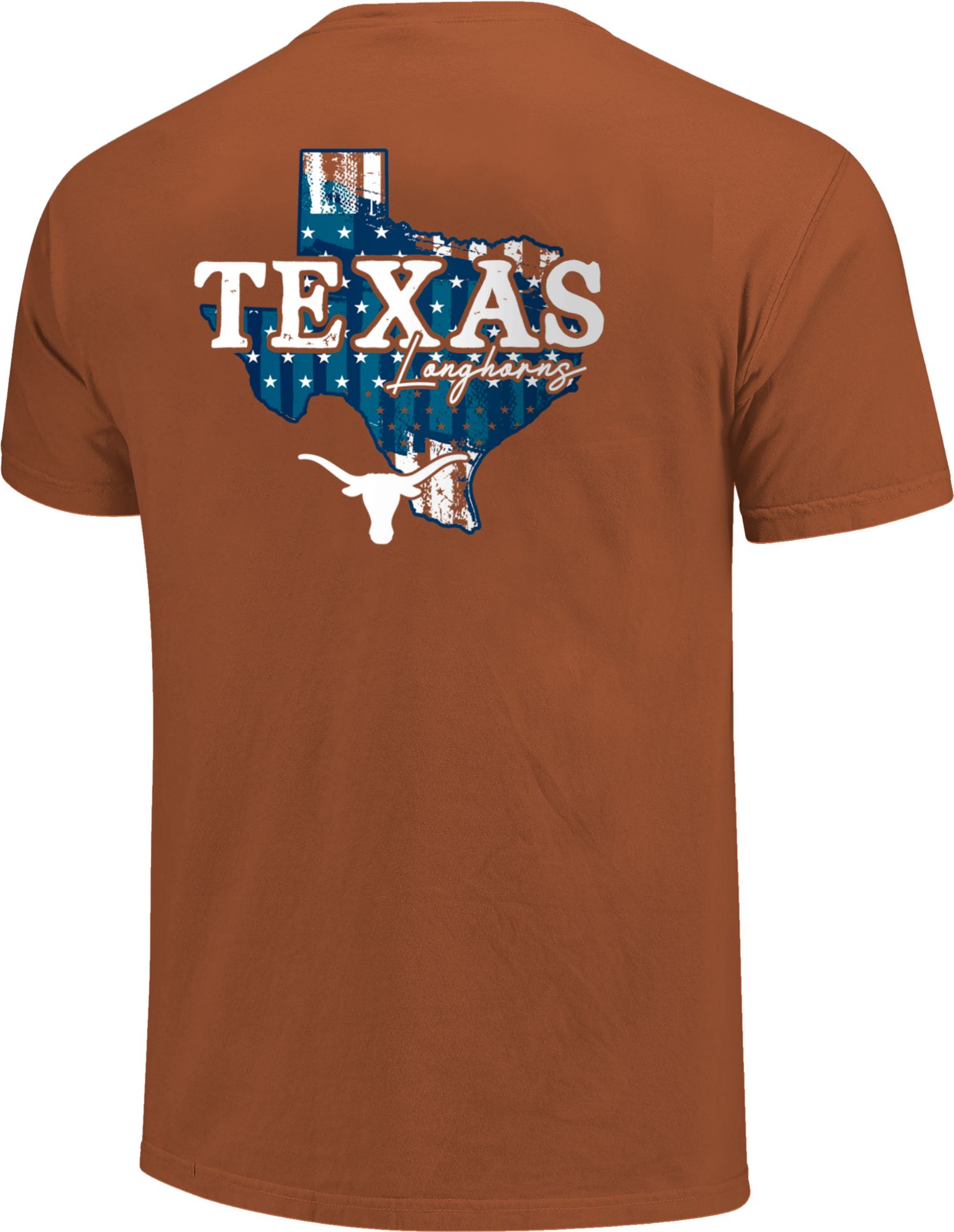 Image One Men's Texas Longhorns Burnt Orange Stars N Stripes T-Shirt product image