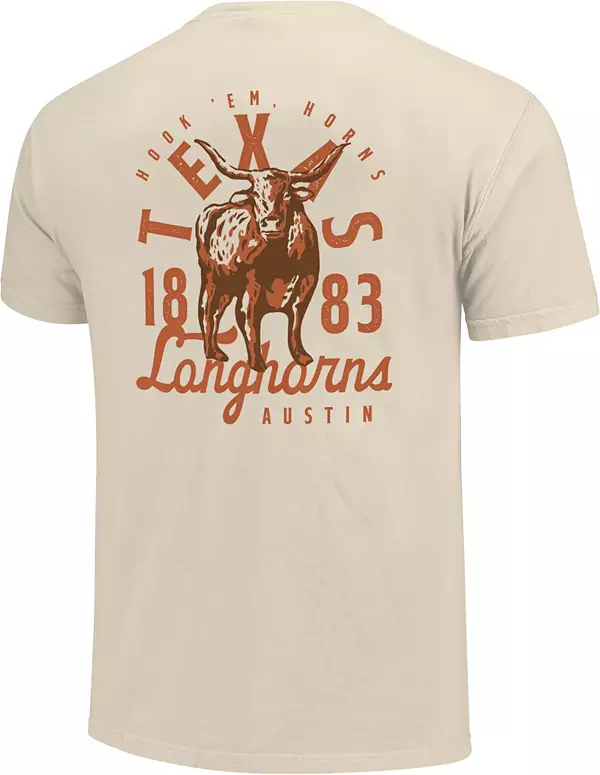  University of Texas Officially Licensed Texas Longhorns 01 Mens  T-Shirt (Brown), Small : Clothing, Shoes & Jewelry