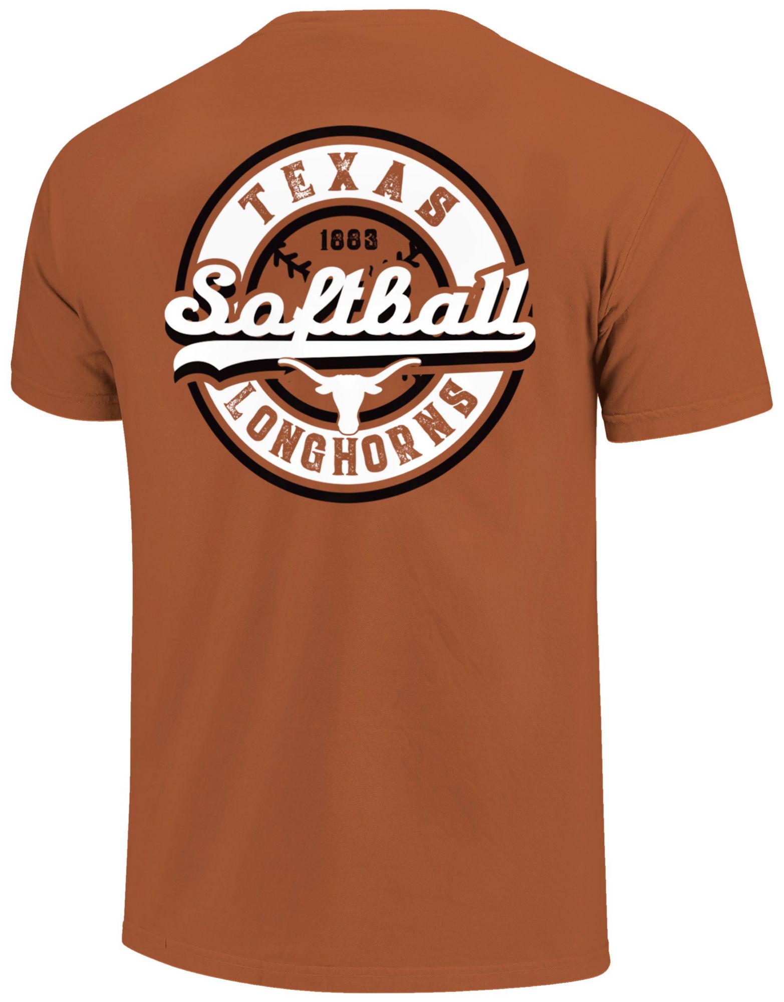 Image One Men's Texas Longhorns Yam Rustic Script T-Shirt product image