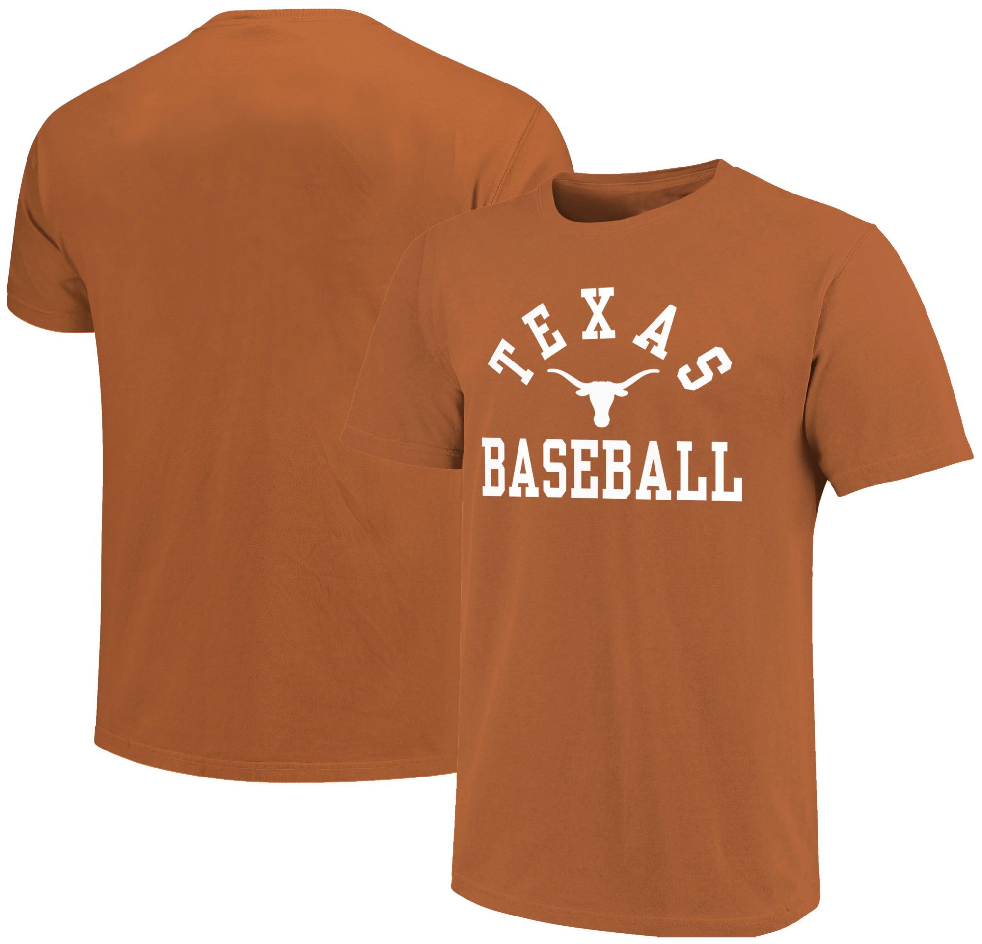 Image One Men's Texas Longhorns Clay Baseball T-Shirt product image