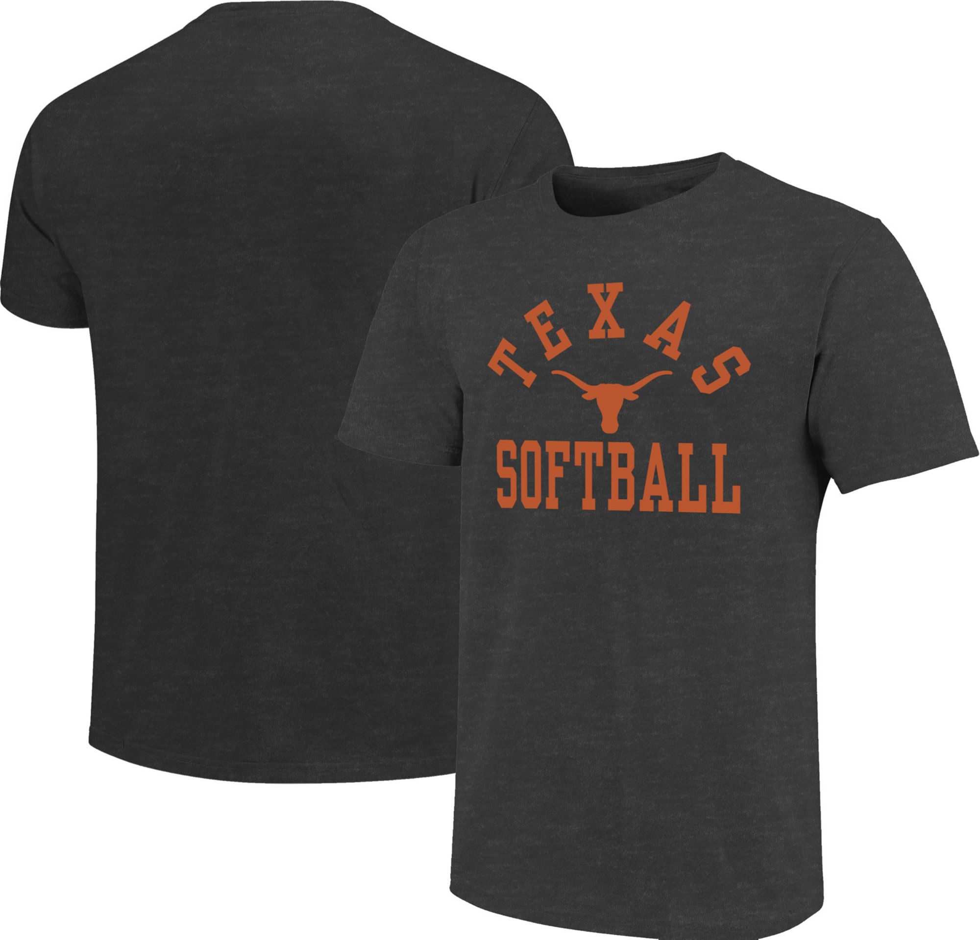 Image One Men's Texas Longhorns Charcoal Softball T-Shirt product image