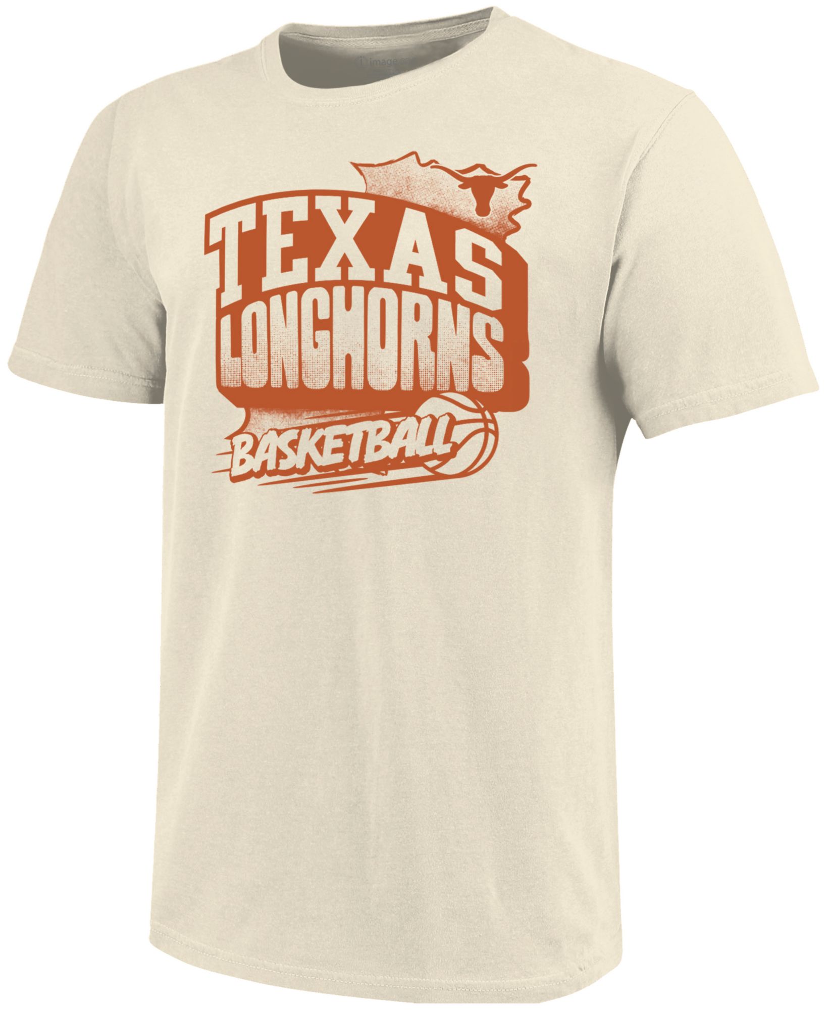 Image One Youth Texas Longhorns Natural Action Comics Basket T-Shirt product image