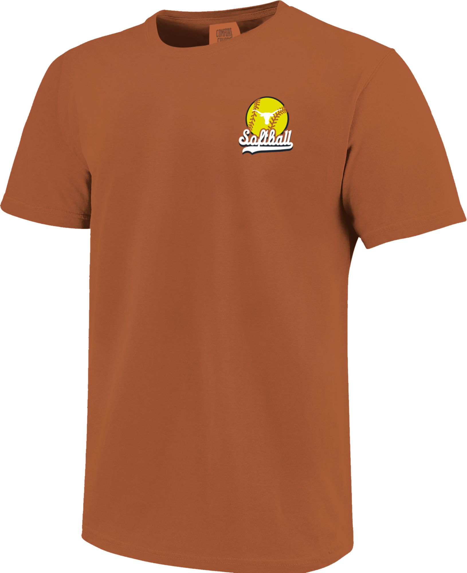 Image One Men's Texas Longhorns Yam Script Softball T-Shirt product image