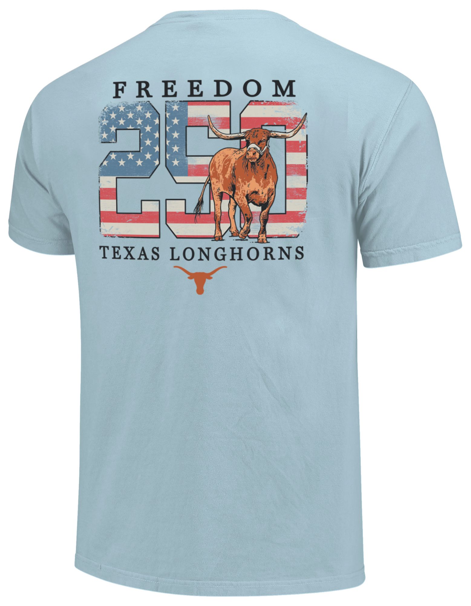 Image One Men's Texas Longhorns Chambray Mascot 250 T-Shirt product image