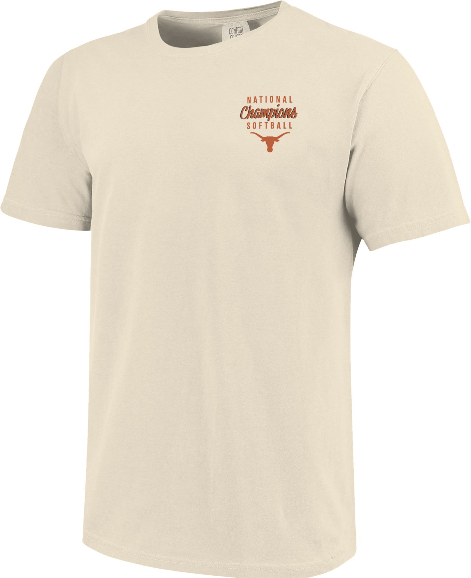 Image One Adult 2026 Women's College World Series Softball Champions Texas Longhorns Mascot T-Shirt product image