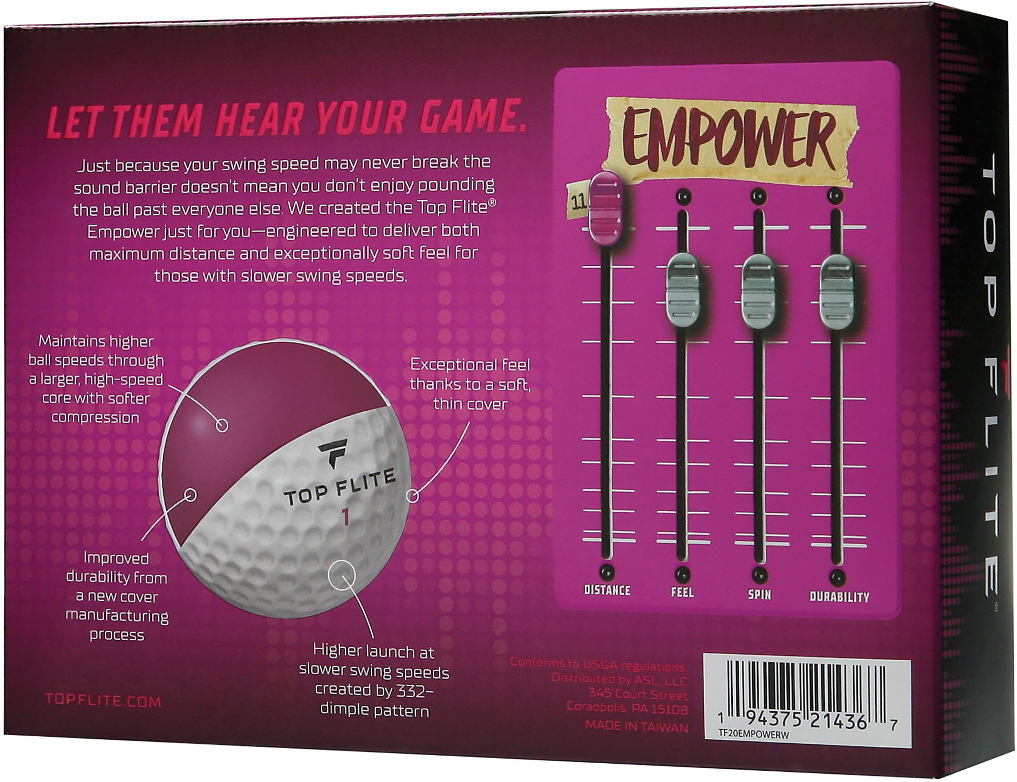Top Flite Women's 2020 EMPOWER Golf Balls product image