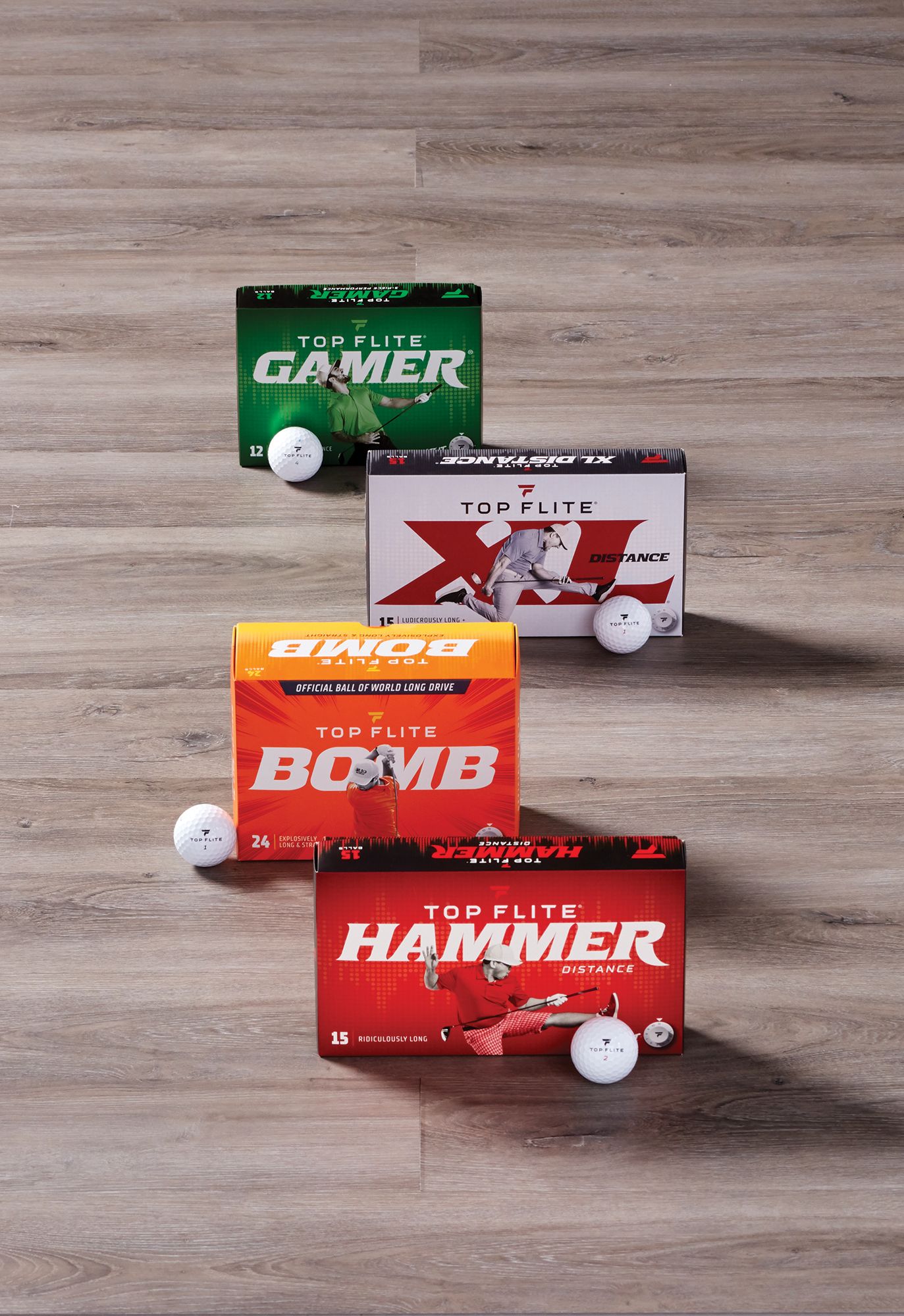 Top Flite 2020 Hammer Distance Personalized Golf Balls – 15 Pack product image