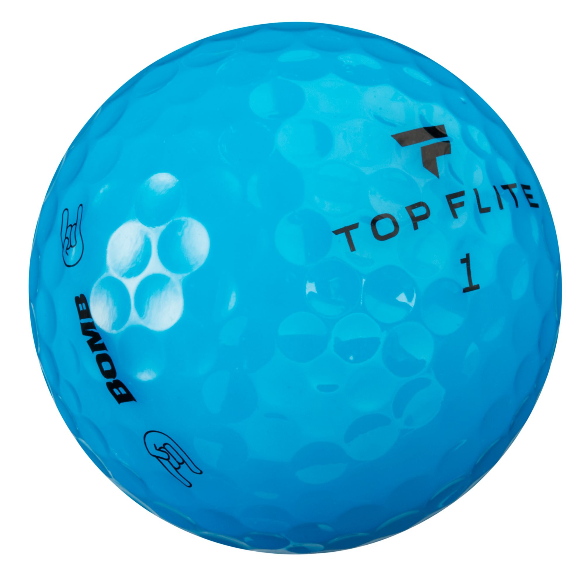 Top Flite 2022 BOMB Color Blast Golf Balls - 24 Pack