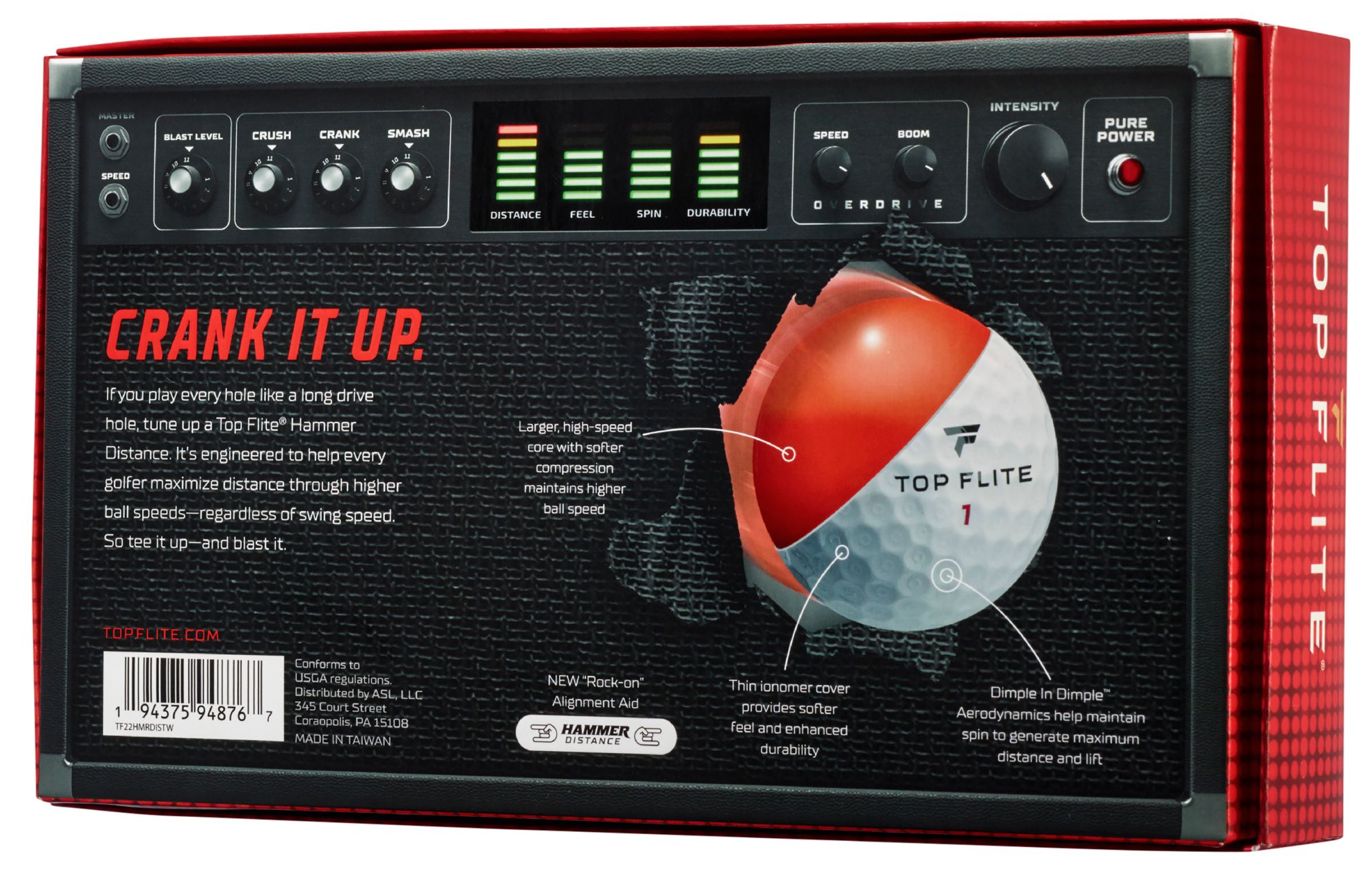 Top Flite Hammer Distance Golf Balls - 15 Pack product image