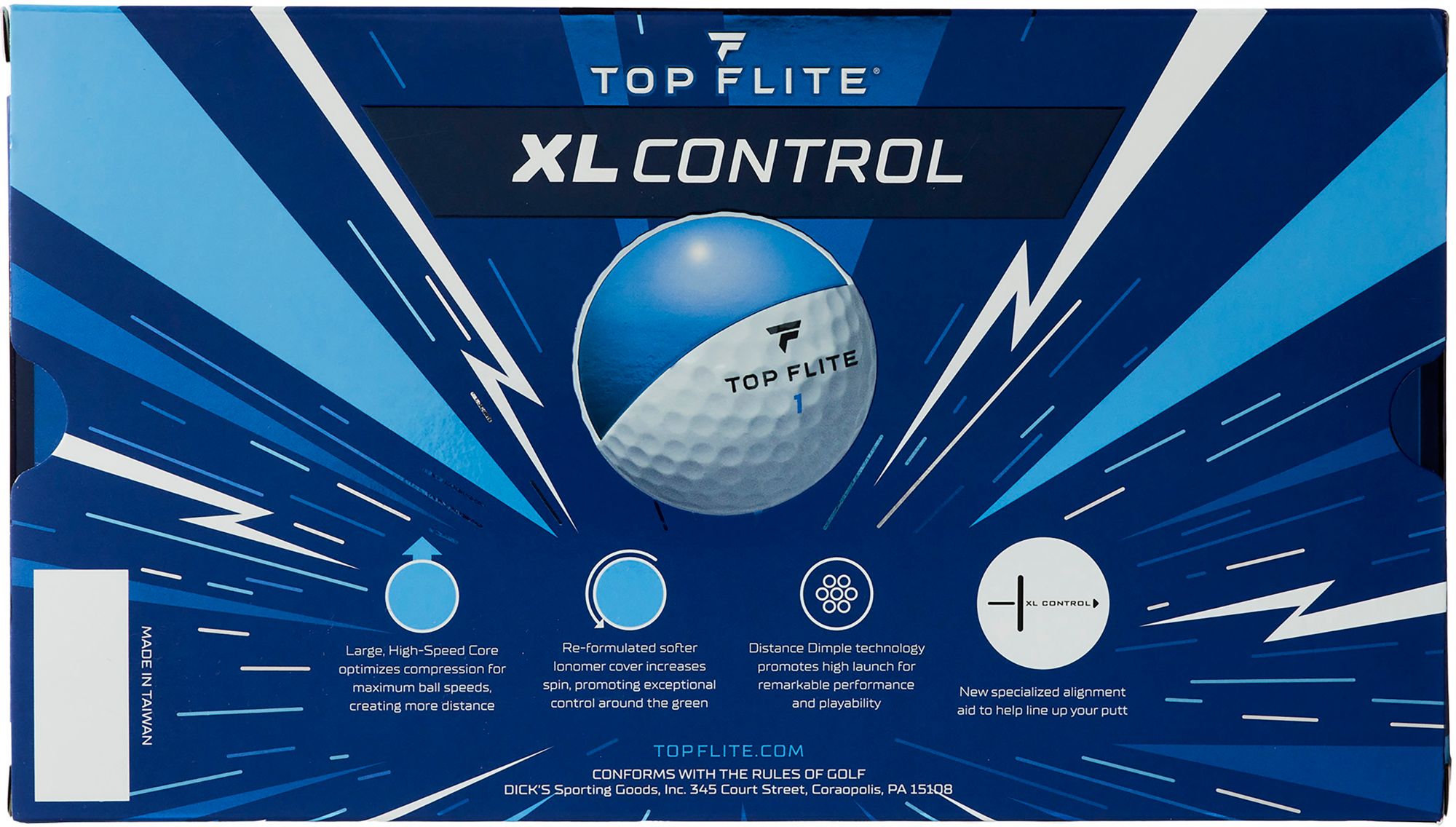 Top Flite XL Control Golf Balls - 15 Pack product image