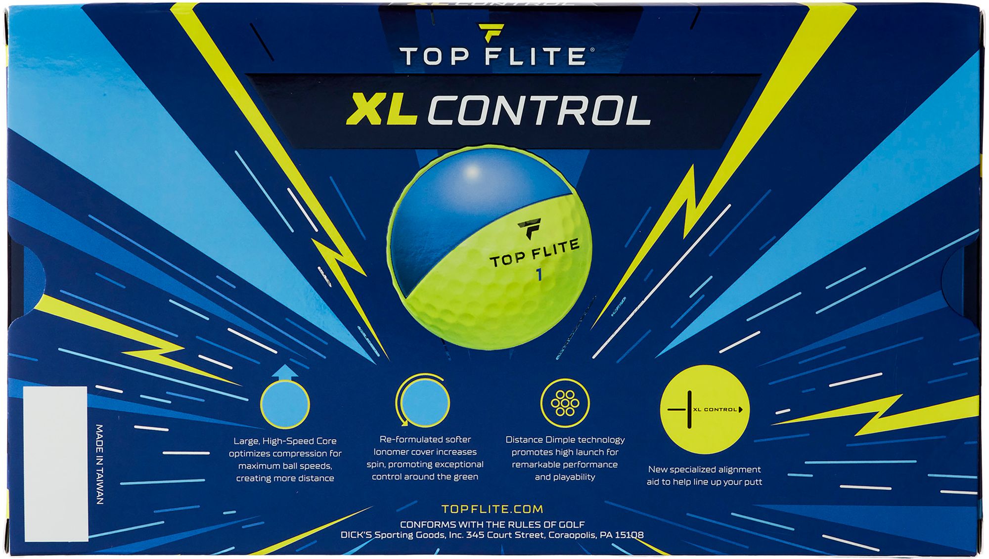 Top Flite XL Control Golf Balls - 15 Pack product image