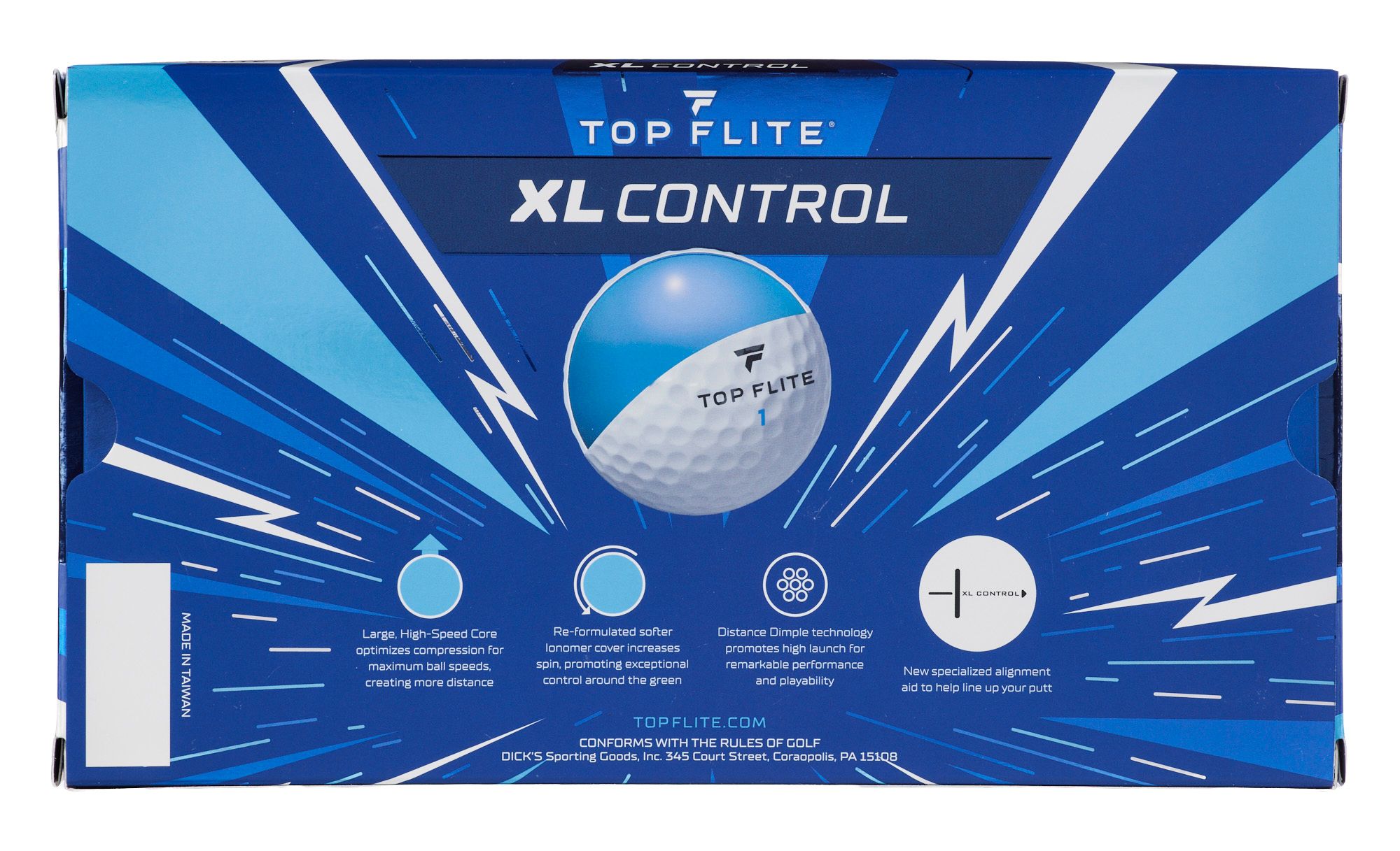 Top Flite XL Control Rad Dad Golf Balls - 15 Pack product image