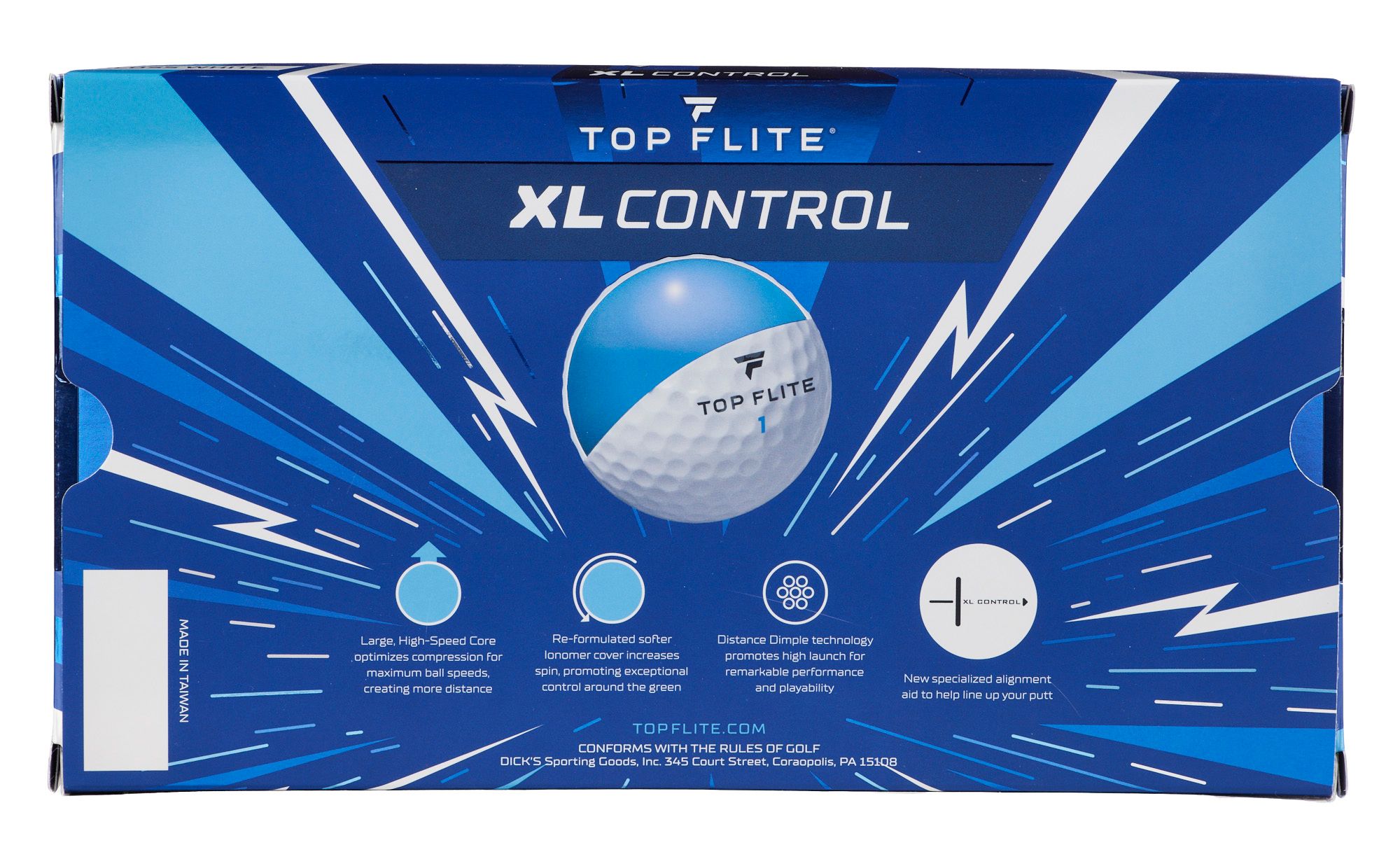 Top Flite XL Control USA Golf Balls - 15 Pack product image