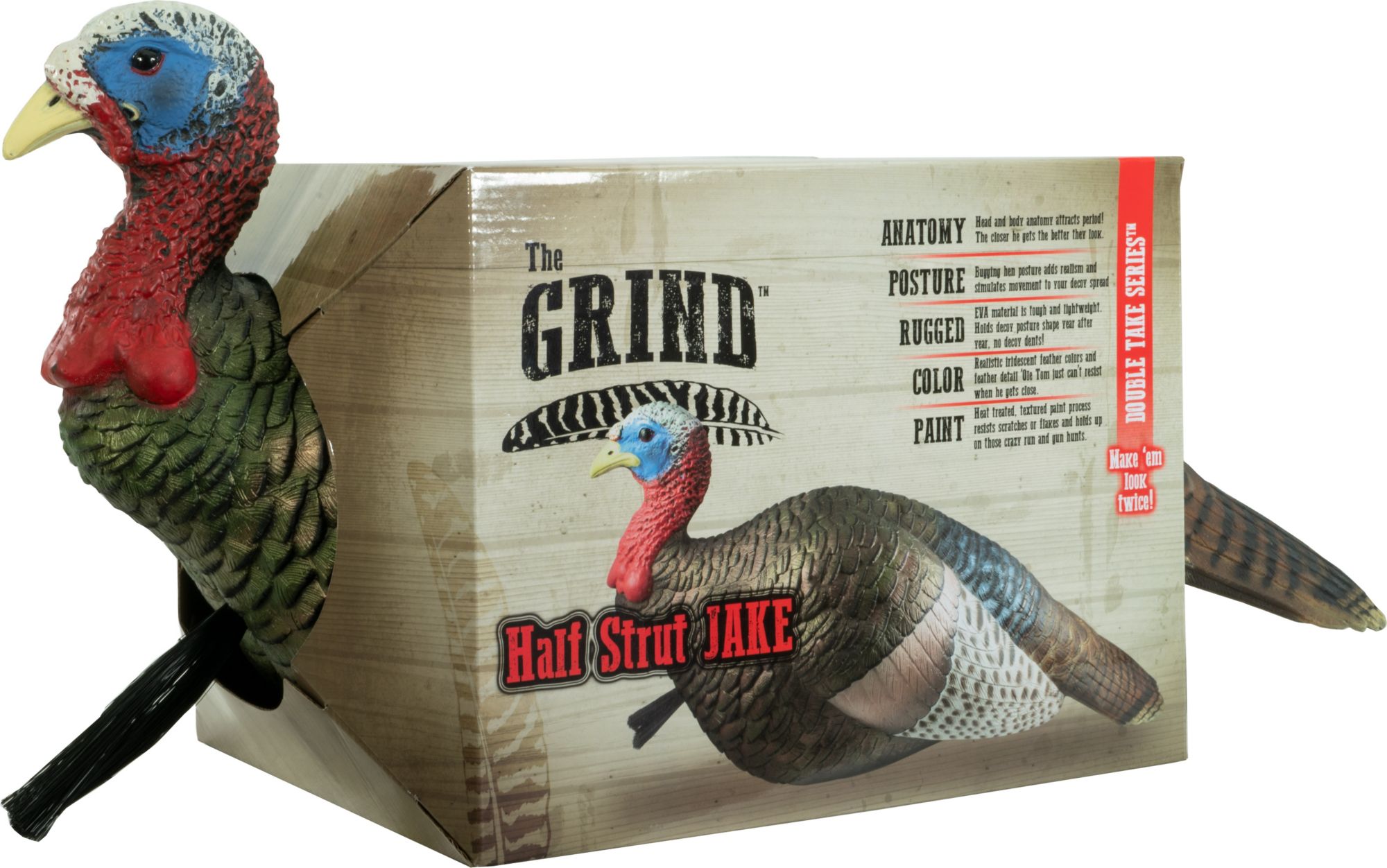The Grind Double Take Series Half Strut Jake Turkey Decoy product image