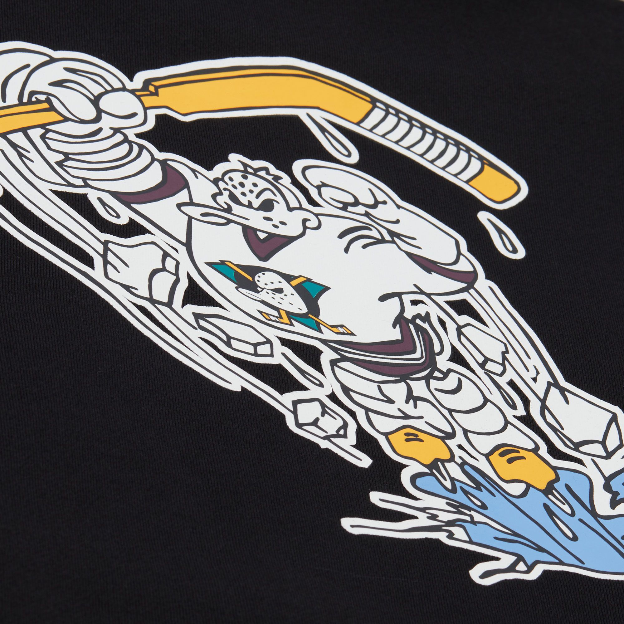 Mitchell & Ness Men's Anaheim Ducks Playmaker Fleece Pullover Hoodie product image