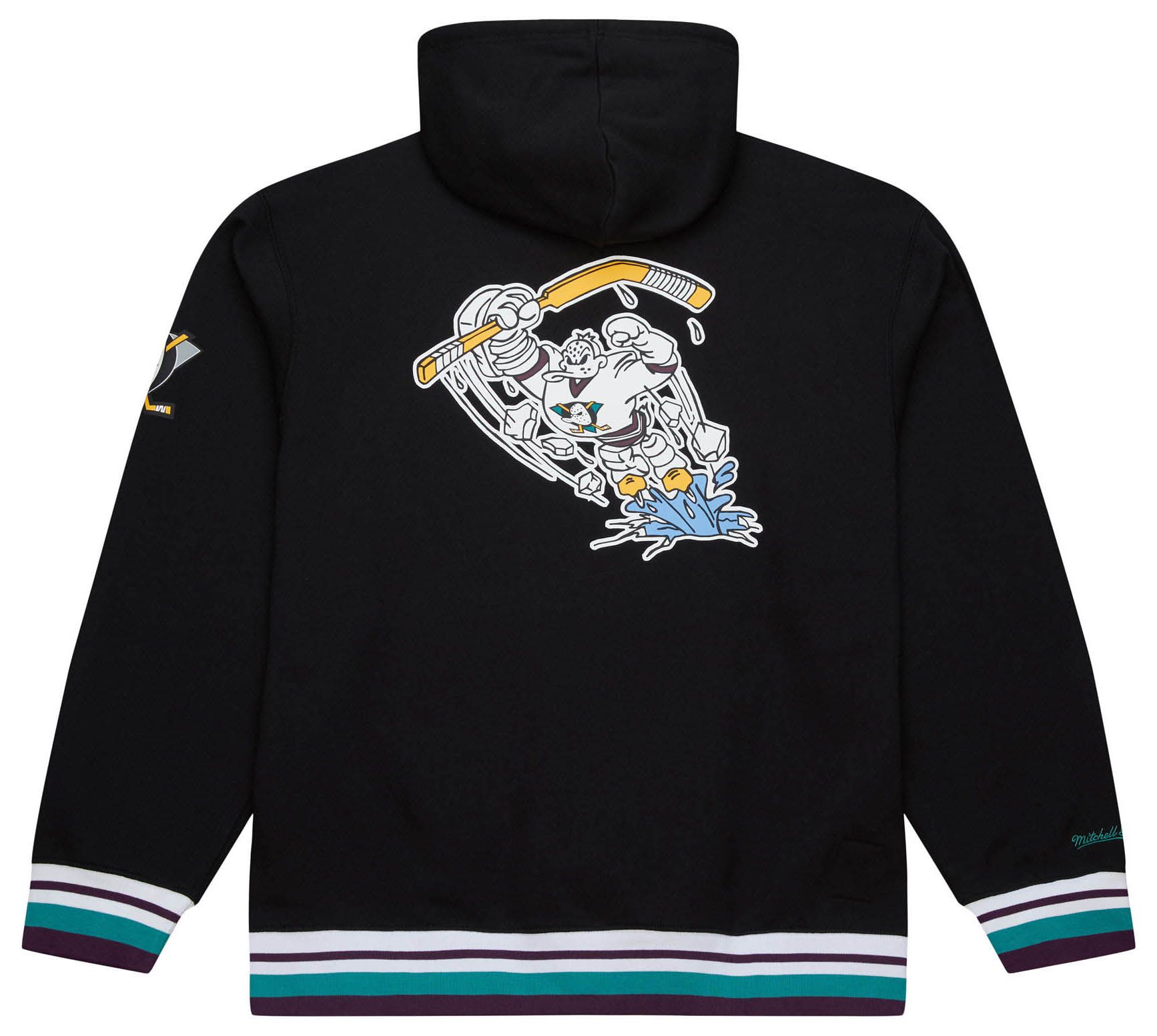 Mitchell & Ness Men's Anaheim Ducks Playmaker Fleece Pullover Hoodie product image