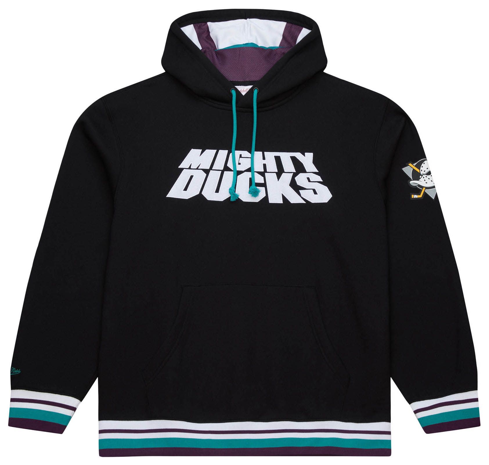 Mitchell & Ness Men's Anaheim Ducks Playmaker Fleece Pullover Hoodie product image