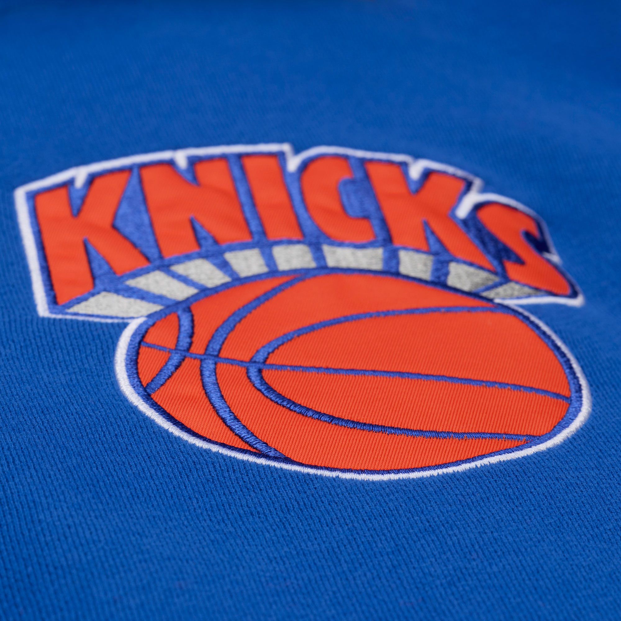 Mitchell & Ness Men's New York Knicks Royal Throw It Back Hoodie product image