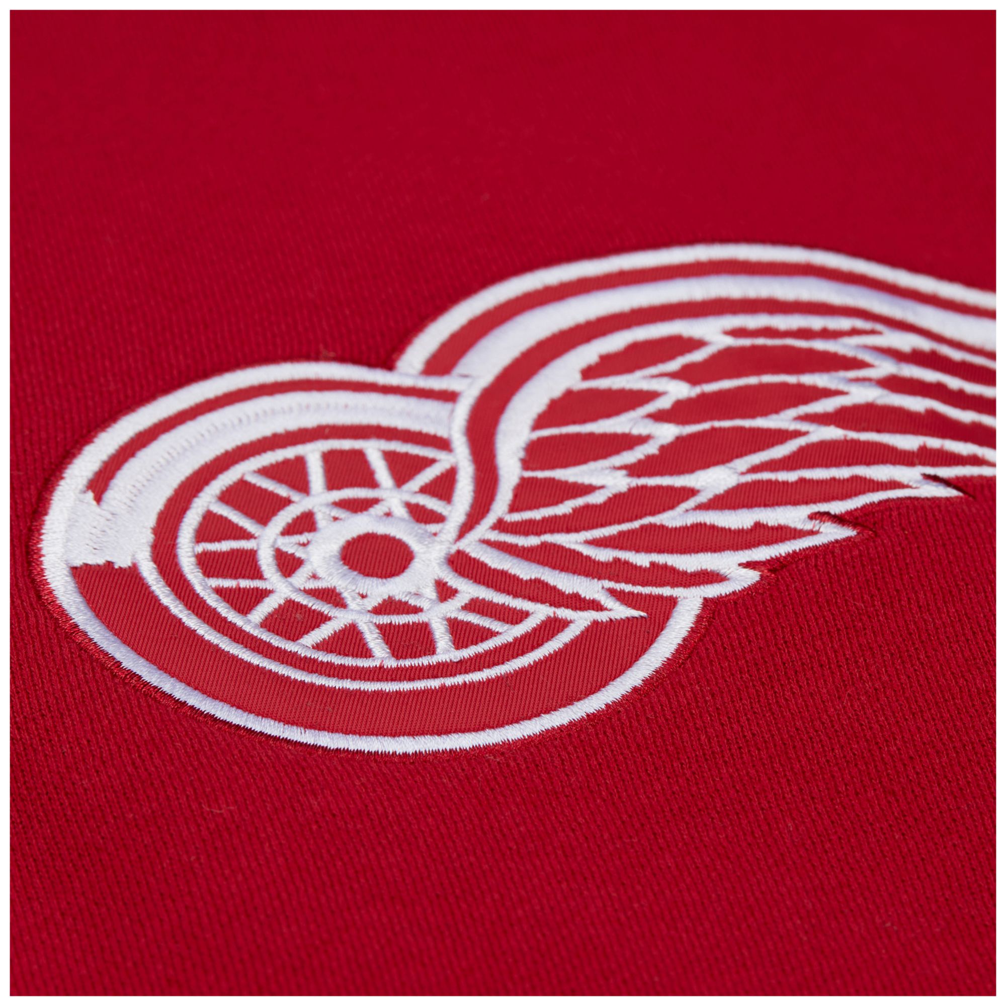 Mitchell & Ness Men's Detroit Red Wings Red 'Throw It Back' Quilted Pullover Hoodie product image