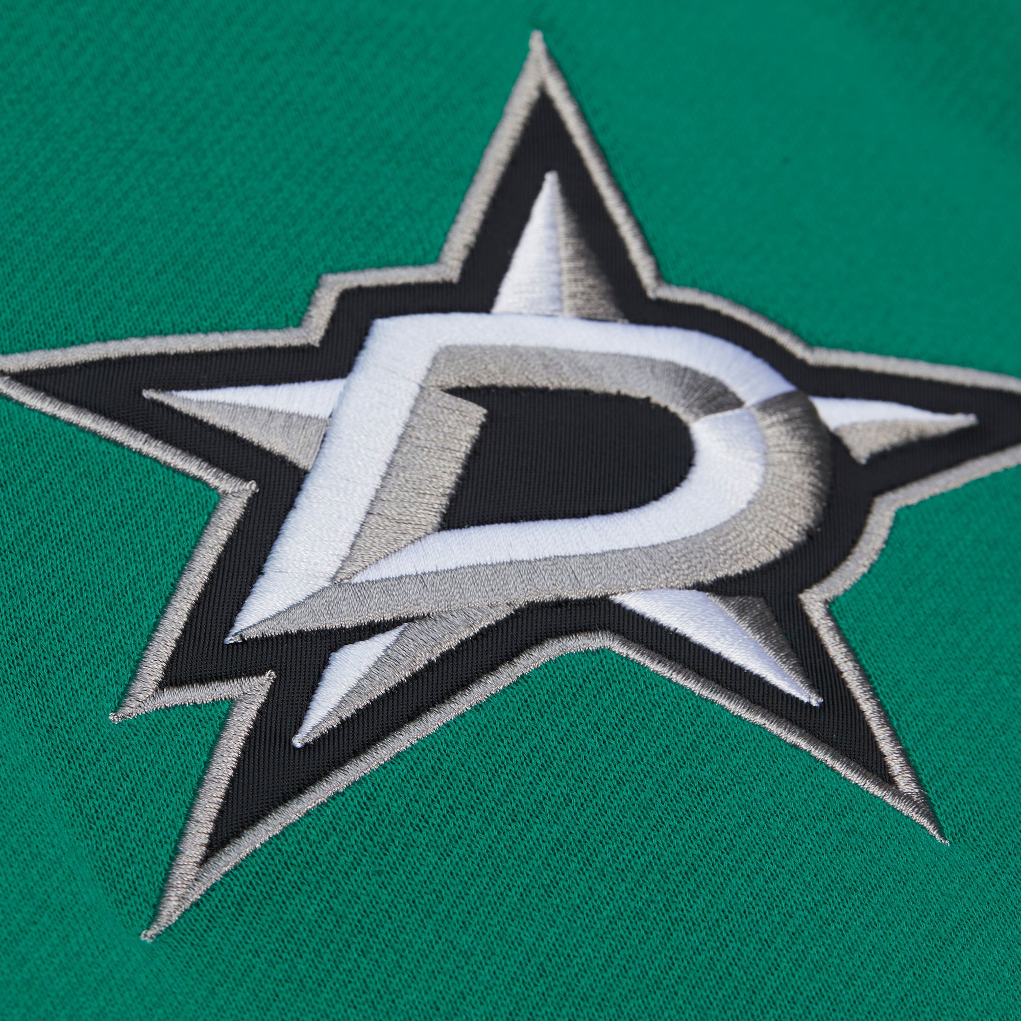 Mitchell & Ness Men's Dallas Stars Green 'Throw It Back' Quilted Pullover Hoodie product image