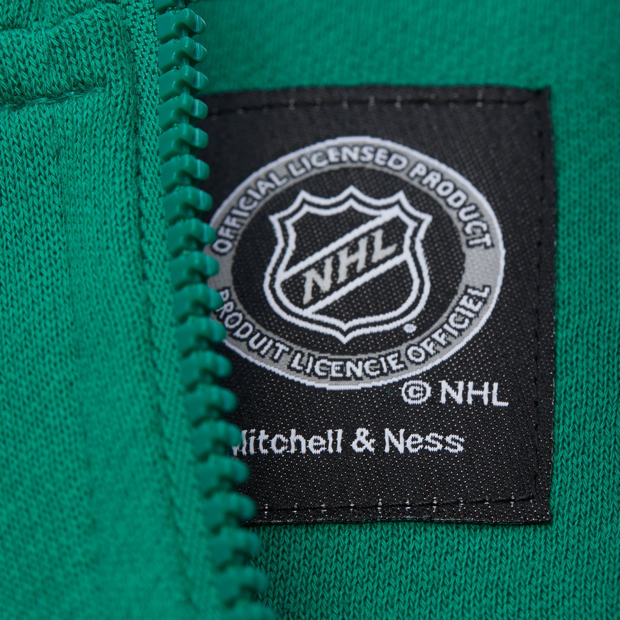 Mitchell & Ness Men's Dallas Stars Green 'Throw It Back' Quilted Pullover Hoodie product image