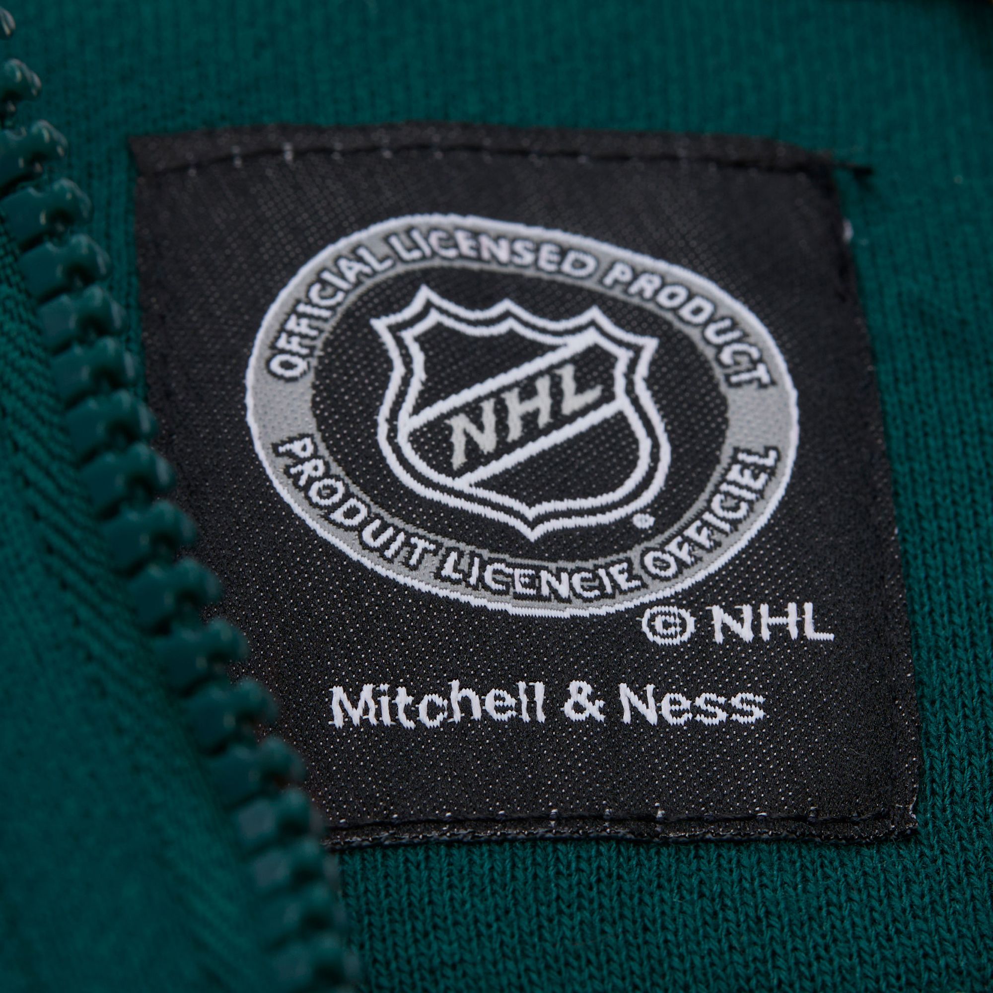 Mitchell & Ness Men's Minnesota Wild Green 'Throw It Back' Quilted Pullover Hoodie product image