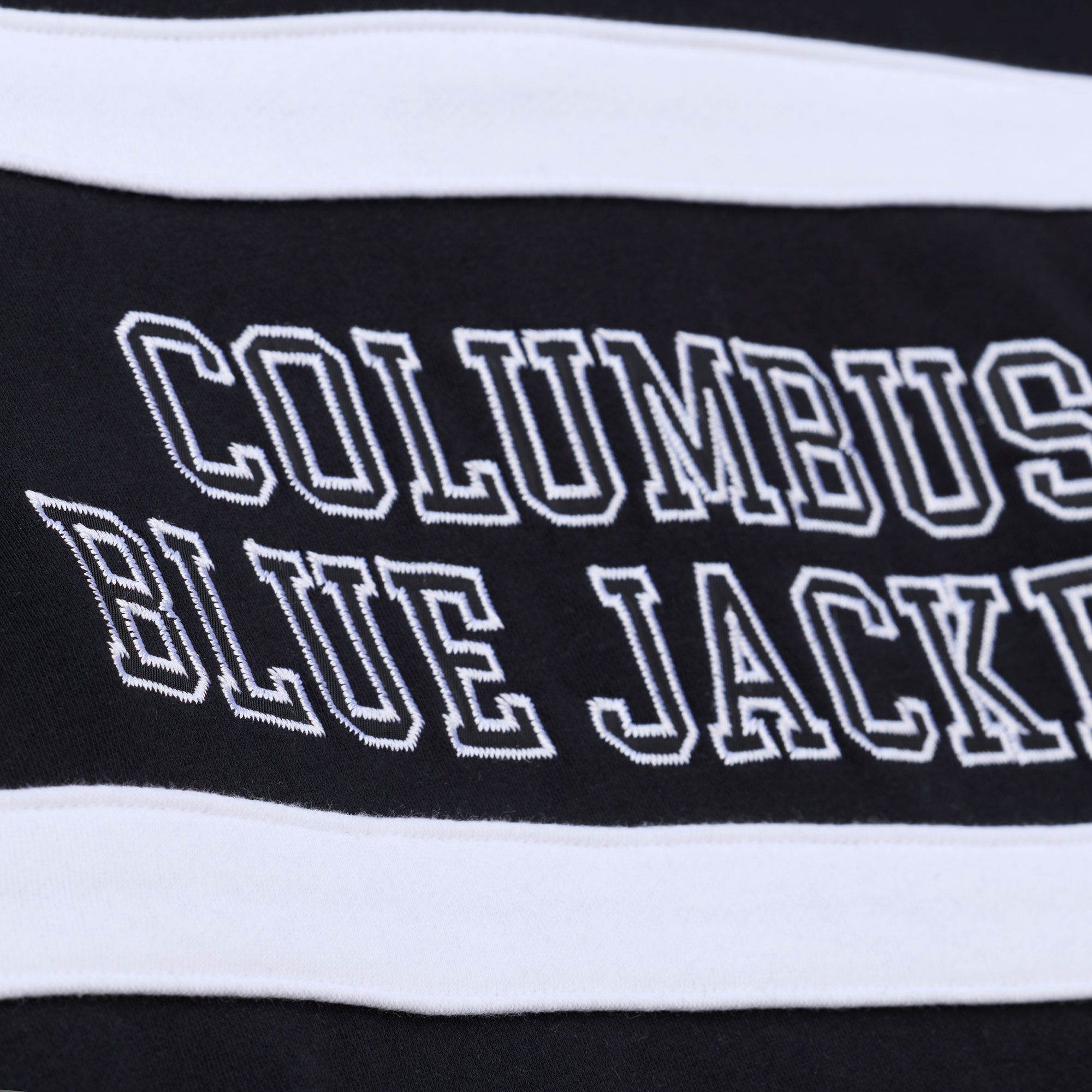 Mitchell & Ness Women's Columbus Blue Jackets Black Coach Pullover Hoodie product image
