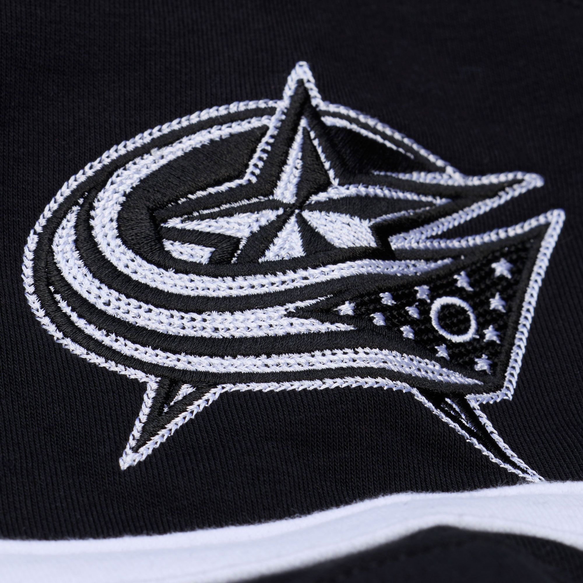 Mitchell & Ness Women's Columbus Blue Jackets Black Coach Pullover Hoodie product image