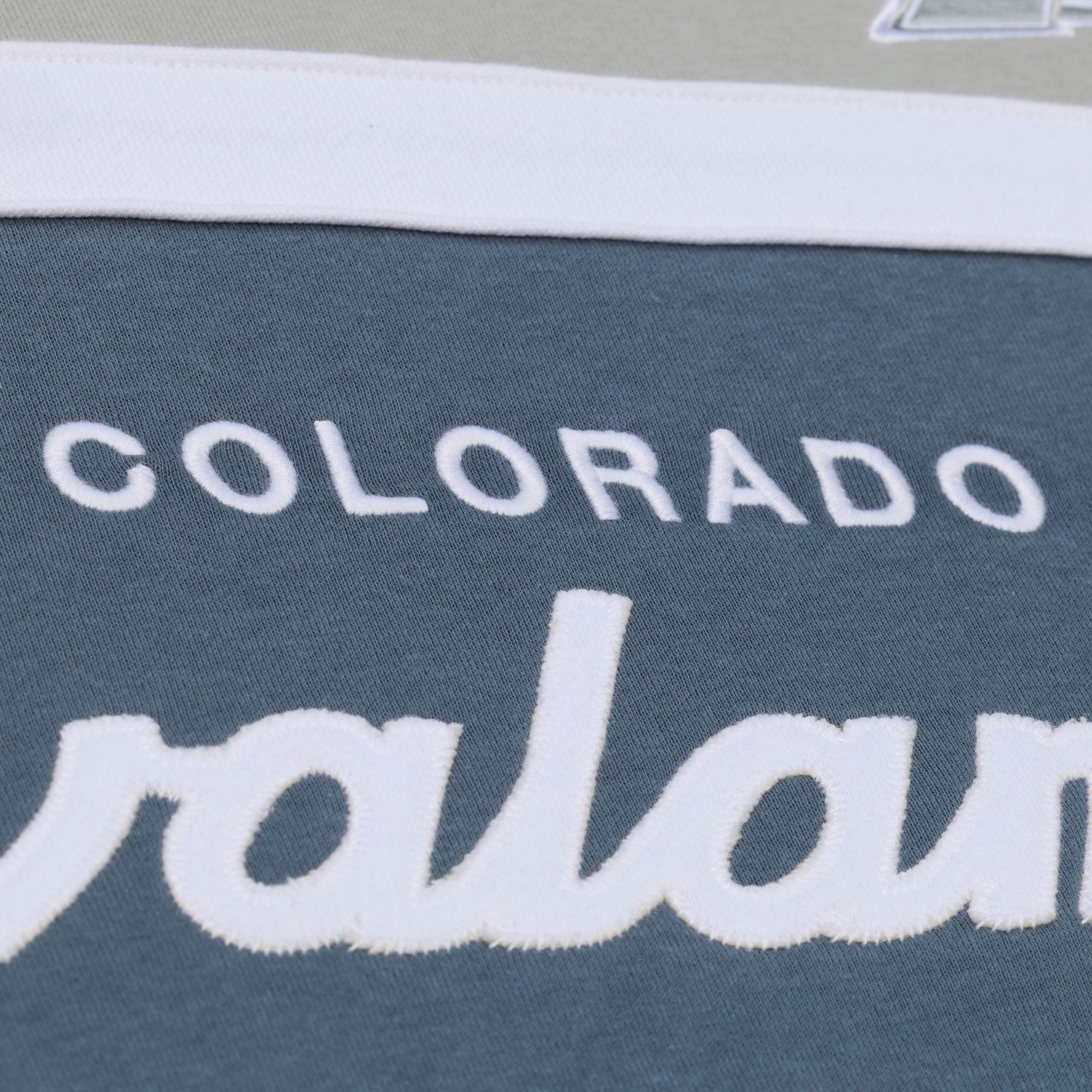 Mitchell & Ness Men's Colorado Avalanche Light Grey Head Coach Pullover Hoodie product image