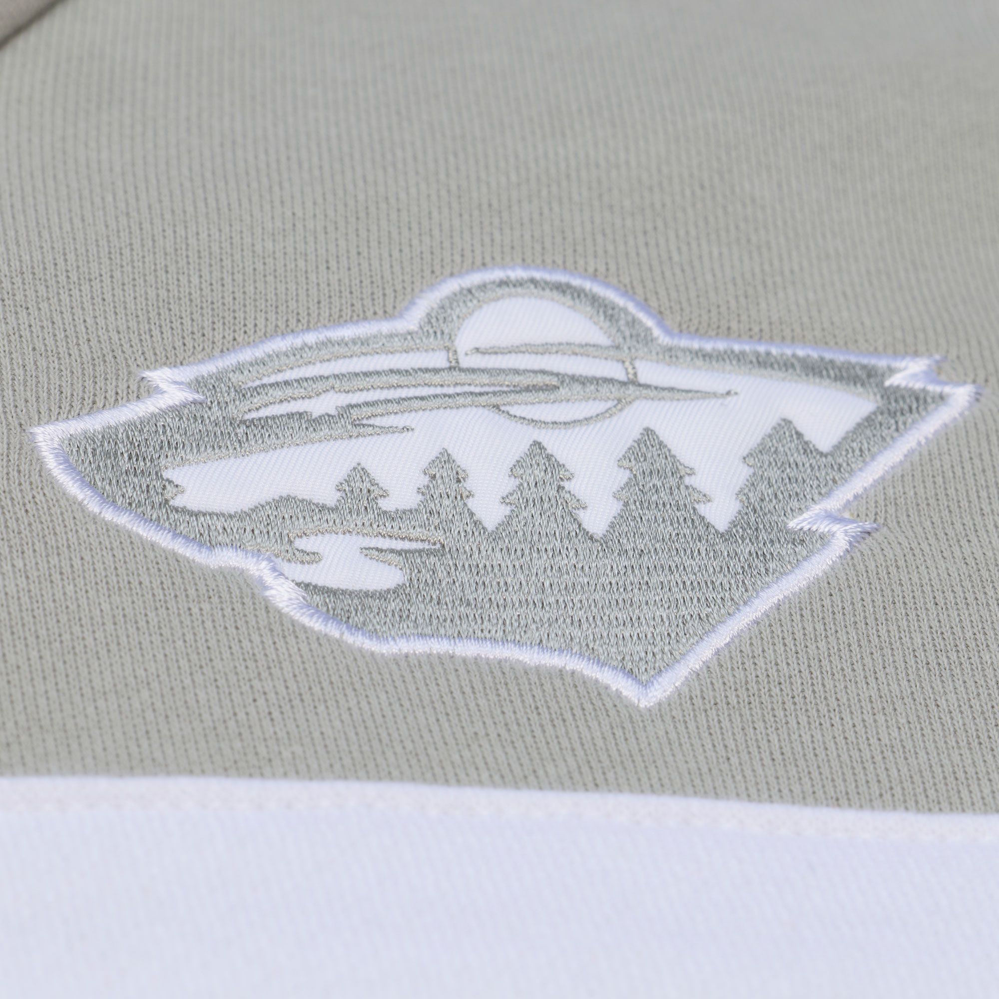 Mitchell & Ness Men's Minnesota Wild Light Grey Head Coach Pullover Hoodie product image