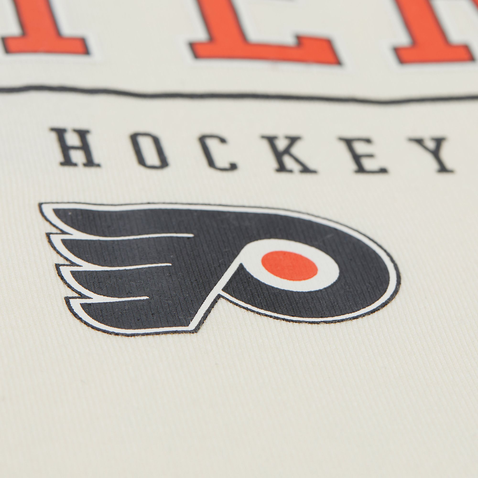 Mitchell & Ness Men's Philadelphia Flyers Cream All In Walk Off Fleece Pullover Hoodie product image