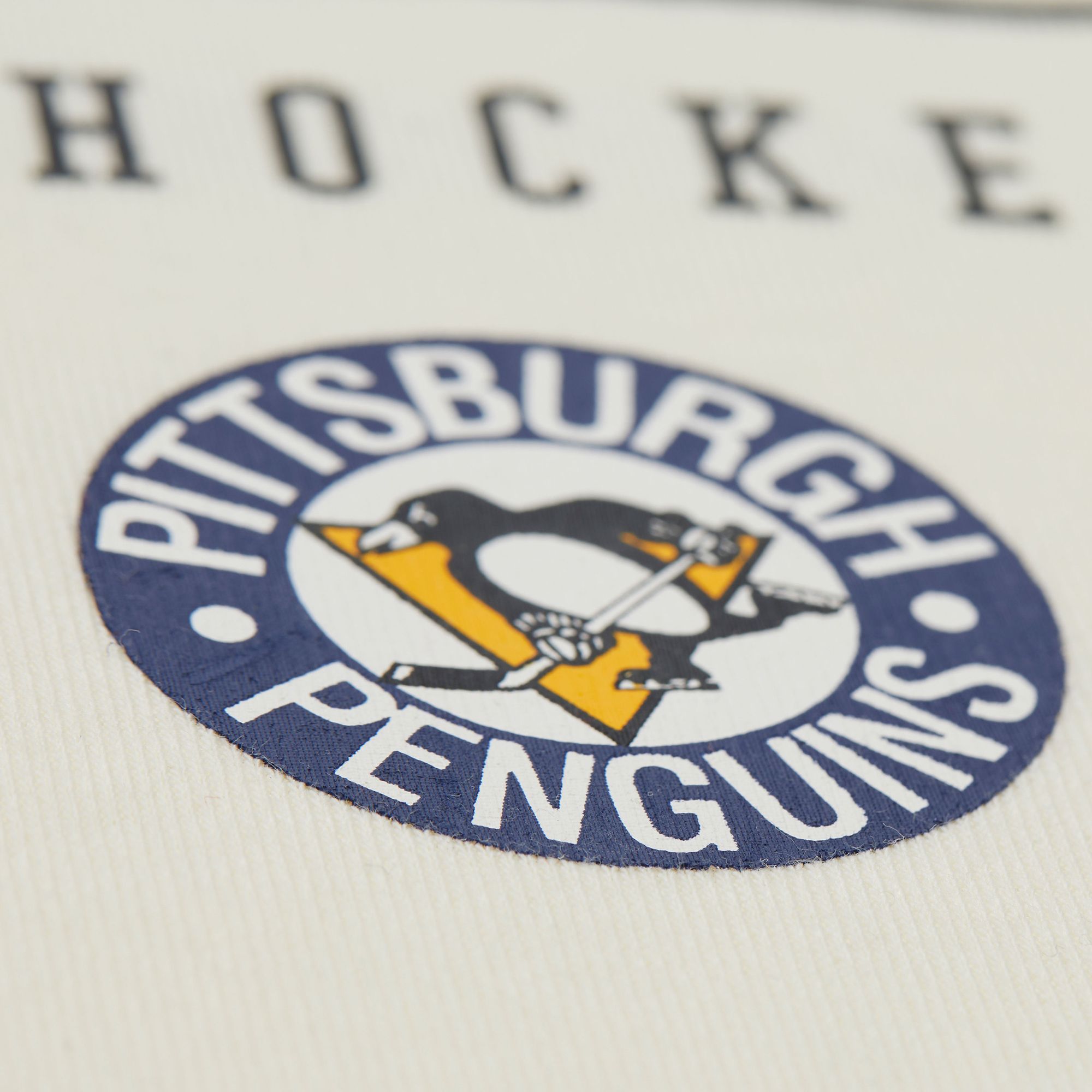 Mitchell & Ness Men's Pittsburgh Penguins Cream All In Walk Off Fleece Pullover Hoodie product image