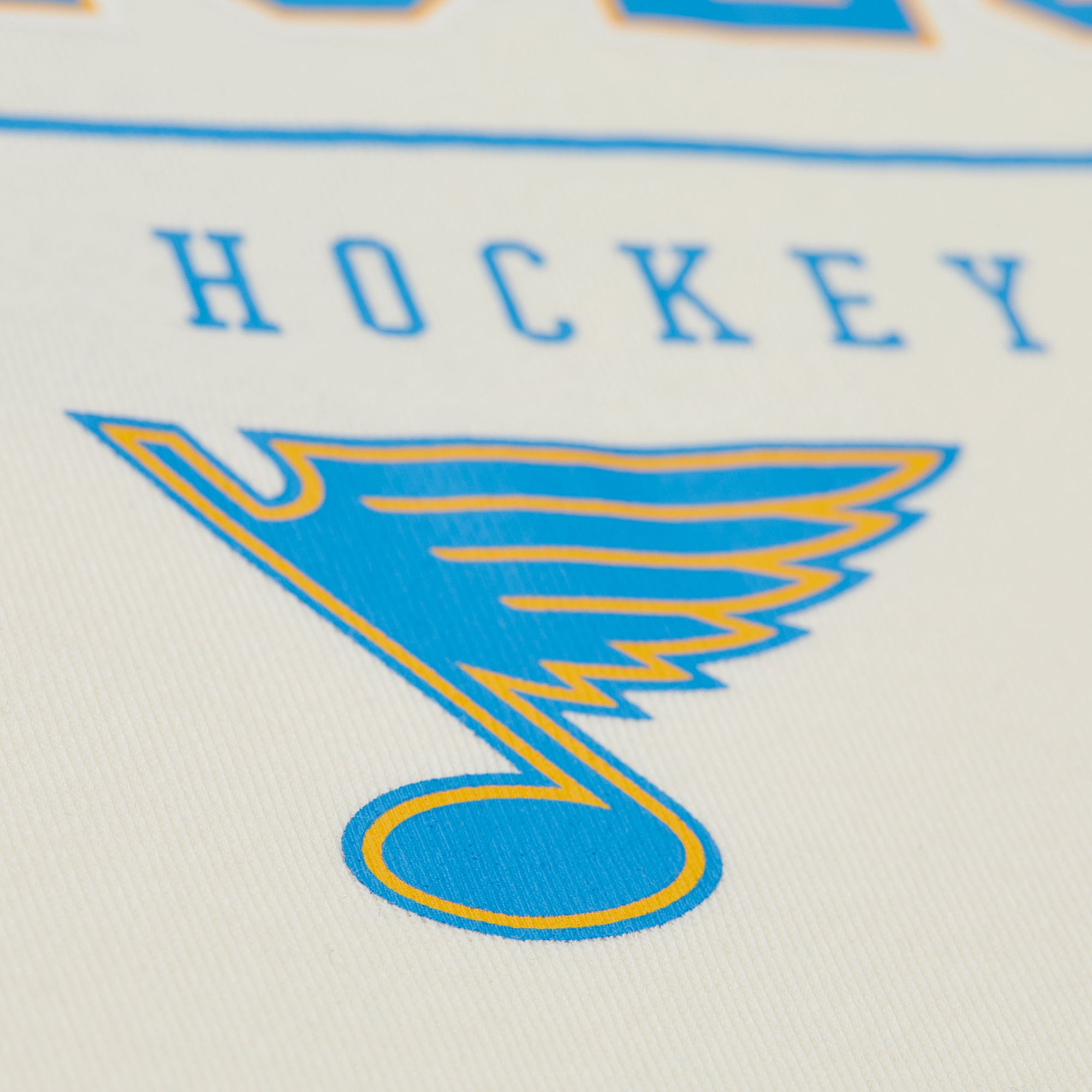 Mitchell & Ness Men's St. Louis Blues Cream All In Walk Off Fleece Pullover Hoodie product image
