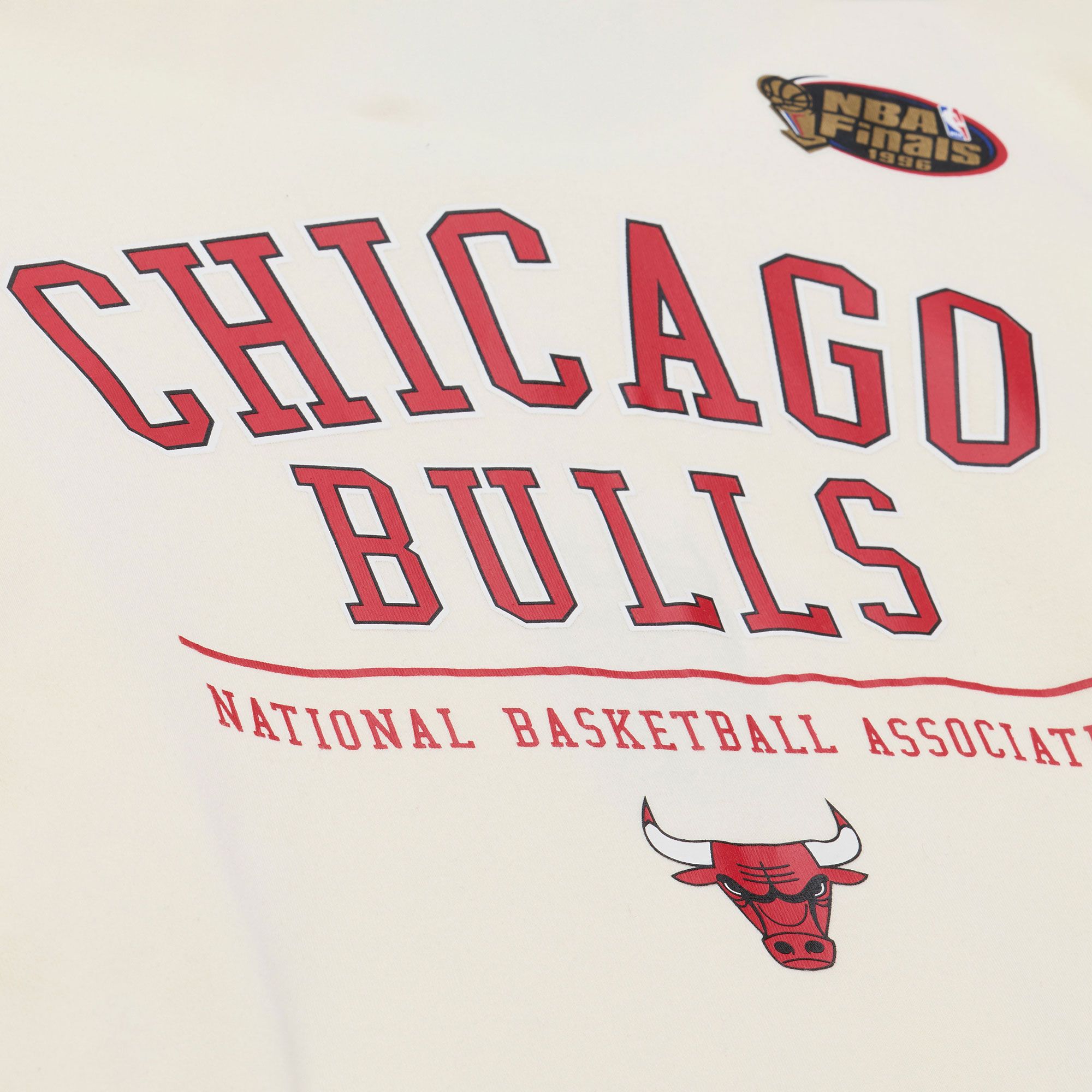 Mitchell & Ness Men's Chicago Bulls Off White All In Hoodie product image