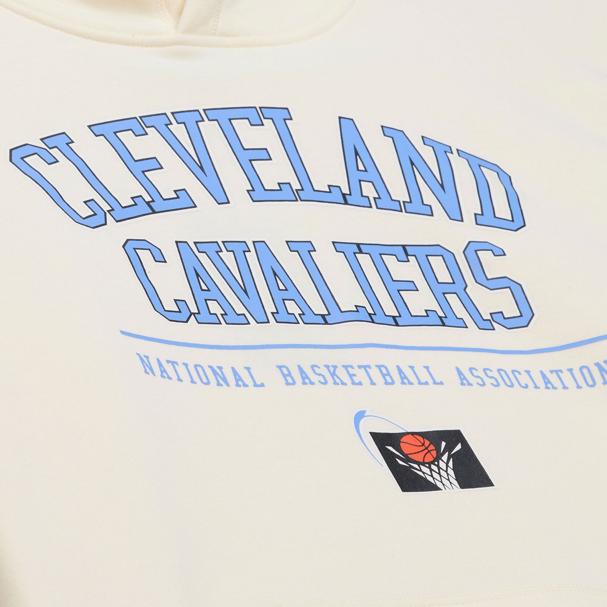 Mitchell & Ness Men's Cleveland Cavaliers Off White All In Hoodie product image