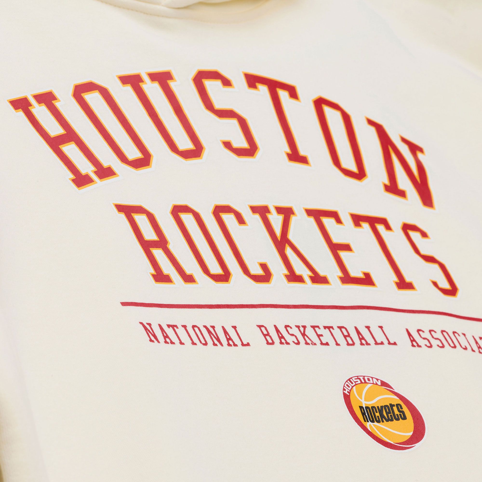 Mitchell & Ness Men's Houston Rockets Off White All In Hoodie product image