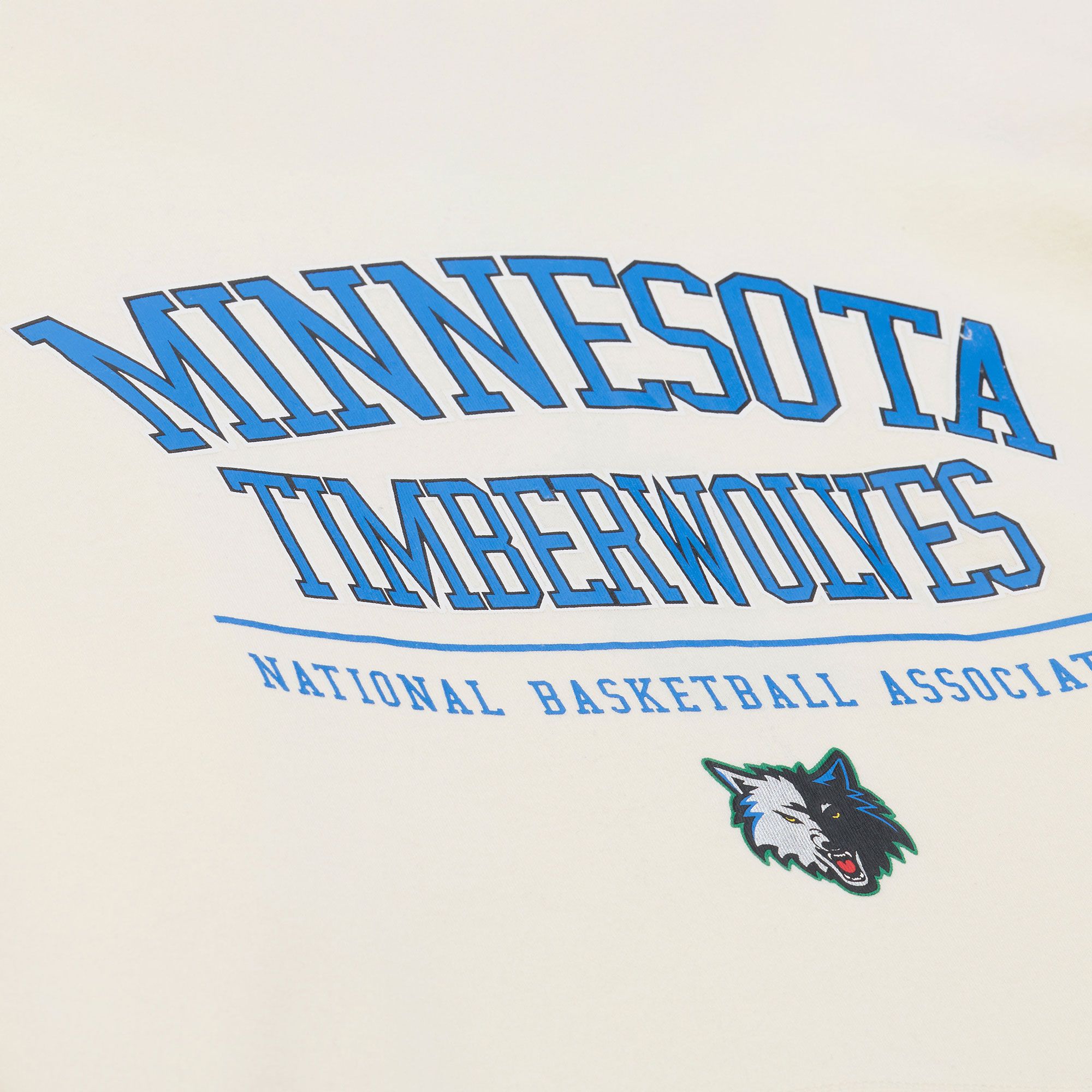 Mitchell & Ness Men's Minnesota Timberwolves Off White All In Hoodie product image