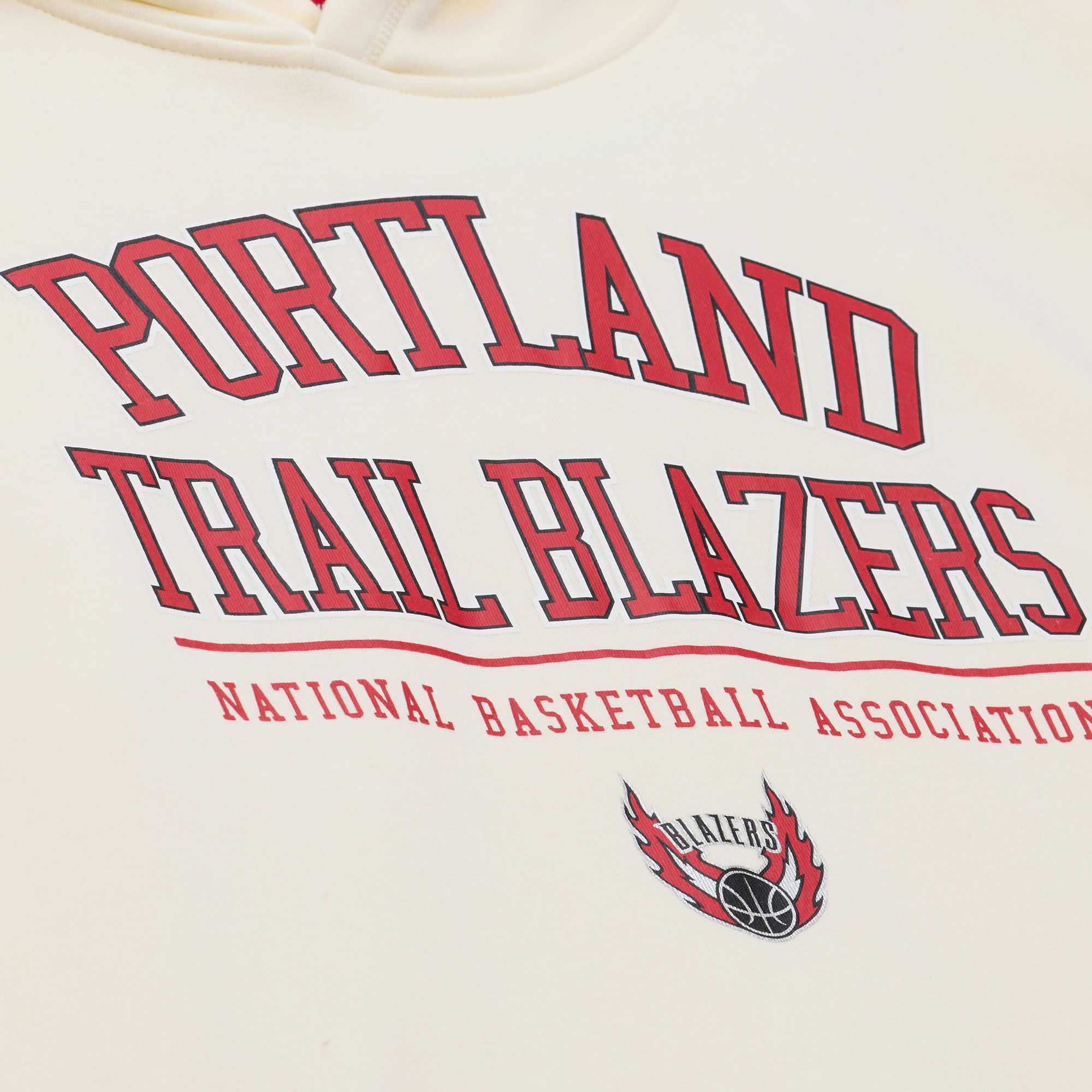 Mitchell & Ness Men's Portland Trail Blazers Off White All In Hoodie product image
