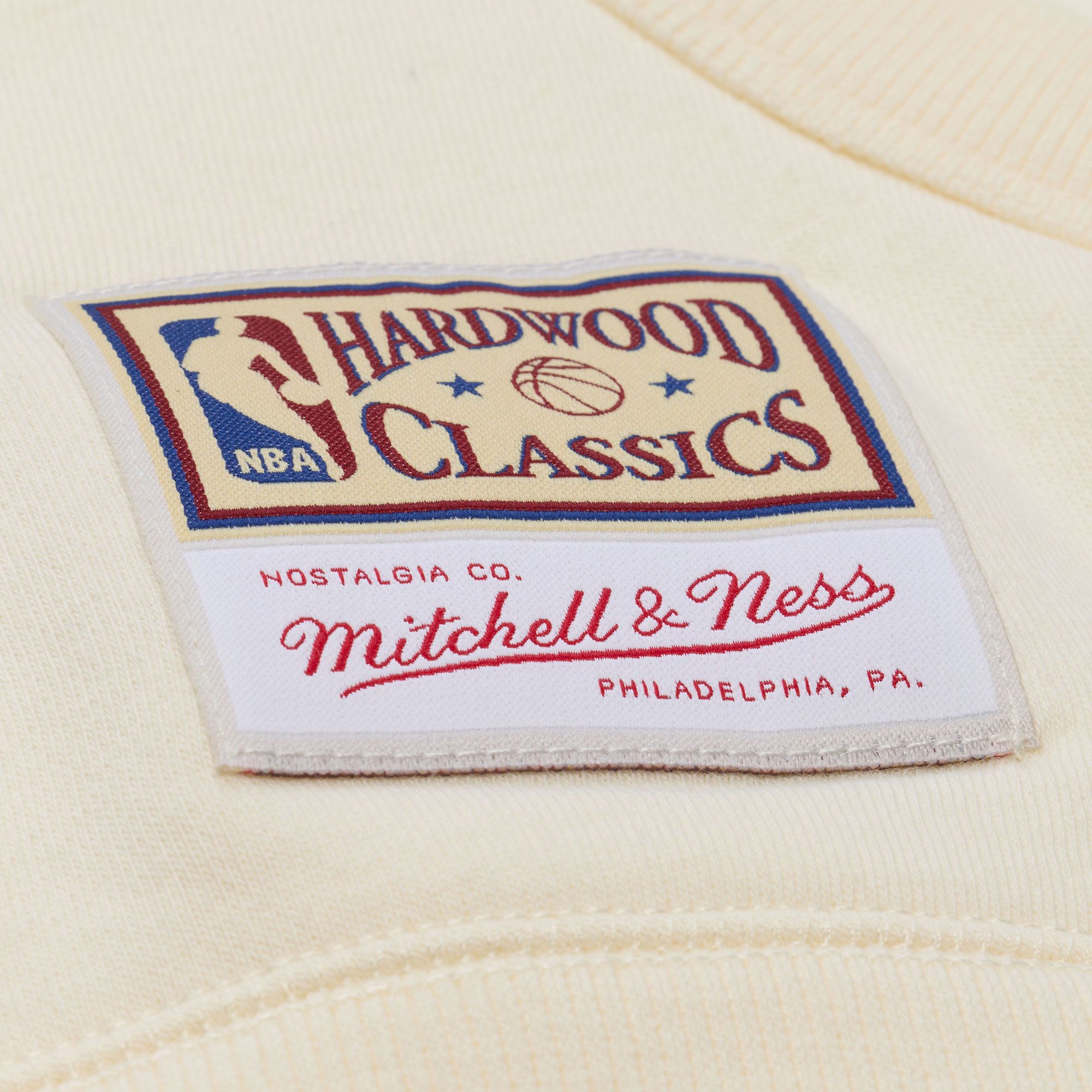 Mitchell & Ness Men's Utah Jazz Off White All In Hoodie product image