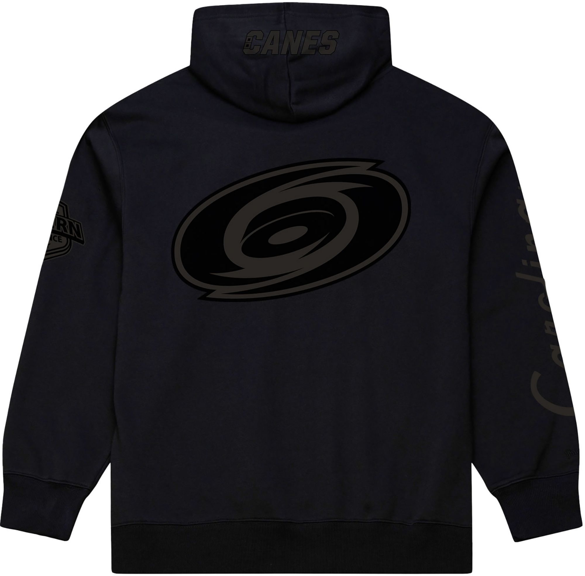 Mitchell & Ness Men's Carolina Hurricanes Black Phantom Fleece Hoodie product image