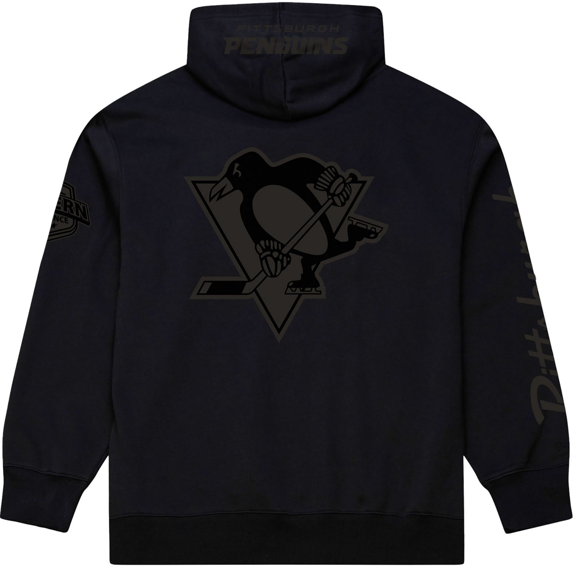 Mitchell & Ness Men's Pittsburgh Penguins Black Phantom Fleece Hoodie product image