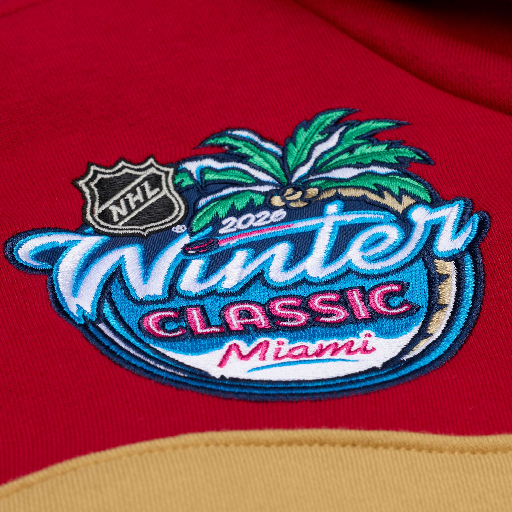 Mitchell & Ness Men's Florida Panthers Winter Classic 2026 Head Coach Pullover Hoodie product image
