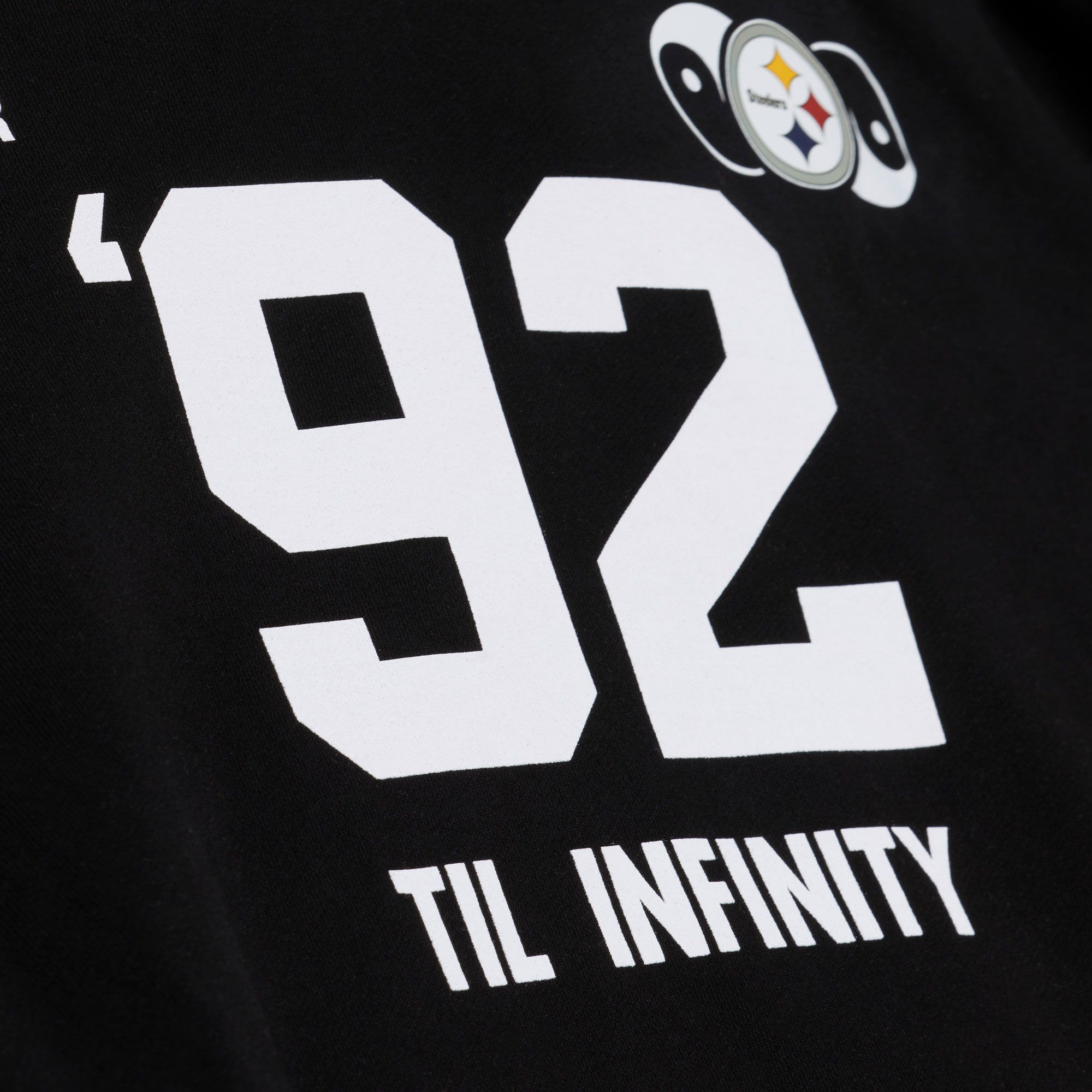 Mitchell & Ness Men's NFL Pittsburgh Steelers x Mac Miller Black '92 Infinity Hoodie product image