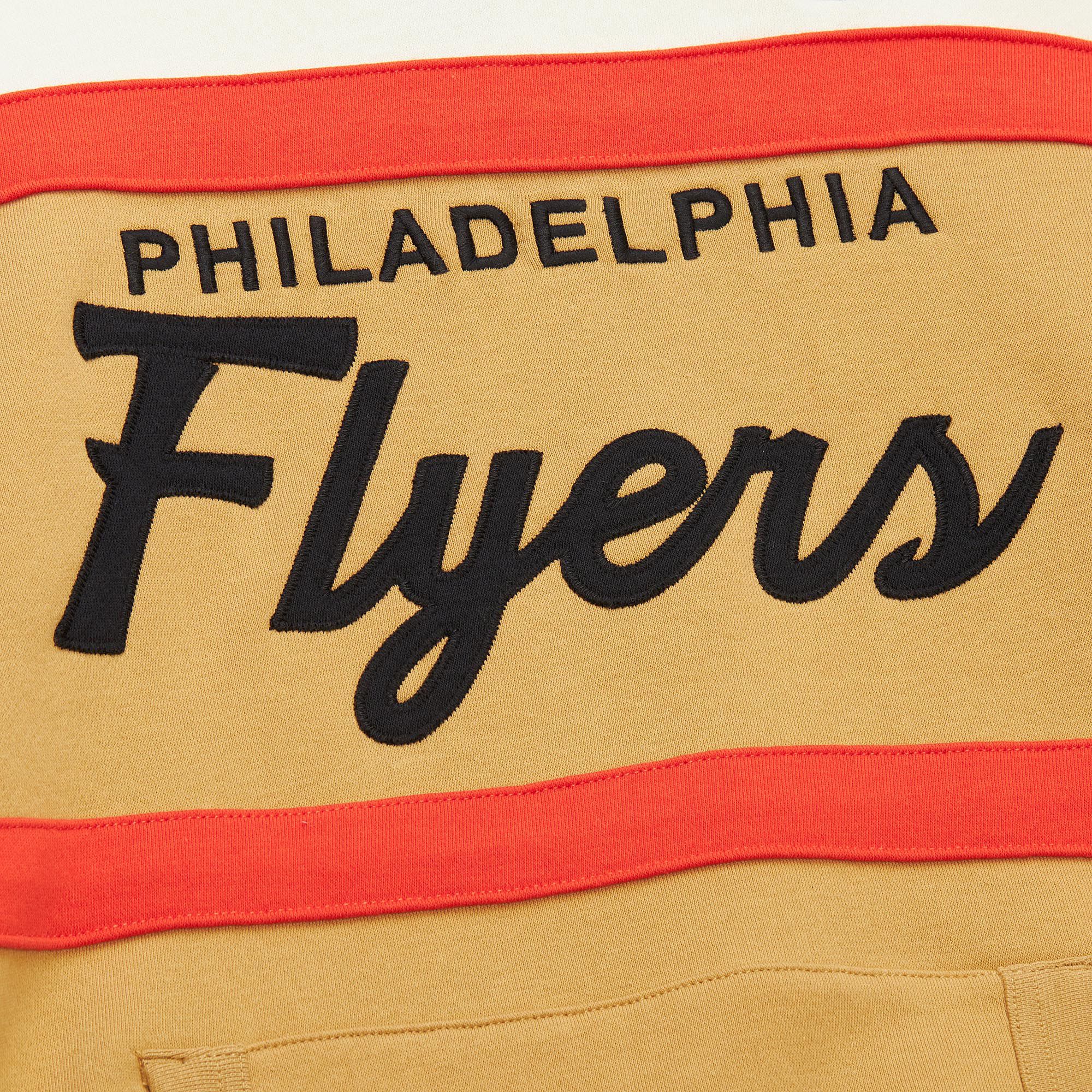 Mitchell & Ness Adult Philadelphia Flyers Head Coach Tan Pullover Hoodie product image