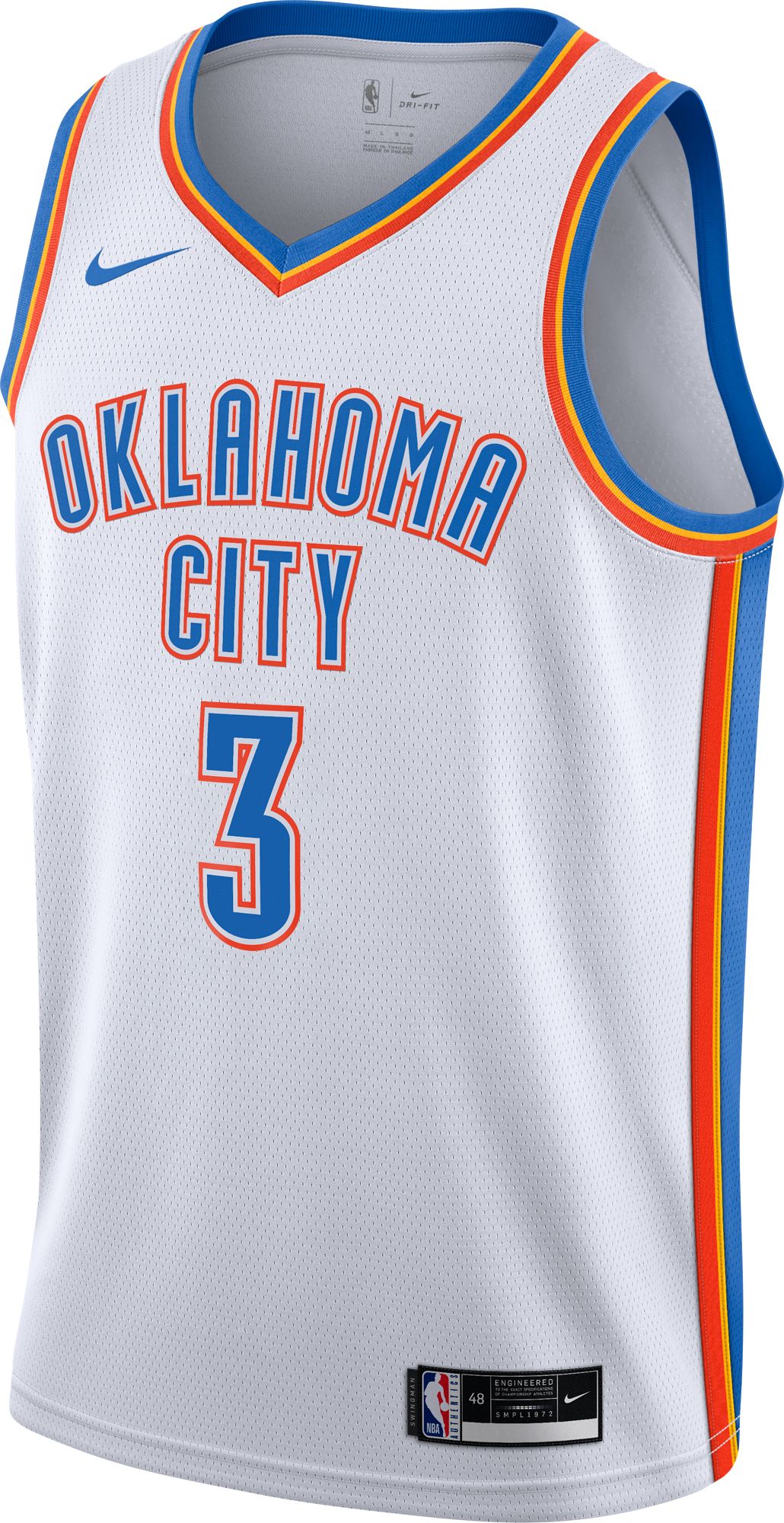 Nike Men's Oklahoma City Thunder Josh Giddey #3 Dri-FIT Swingman Jersey