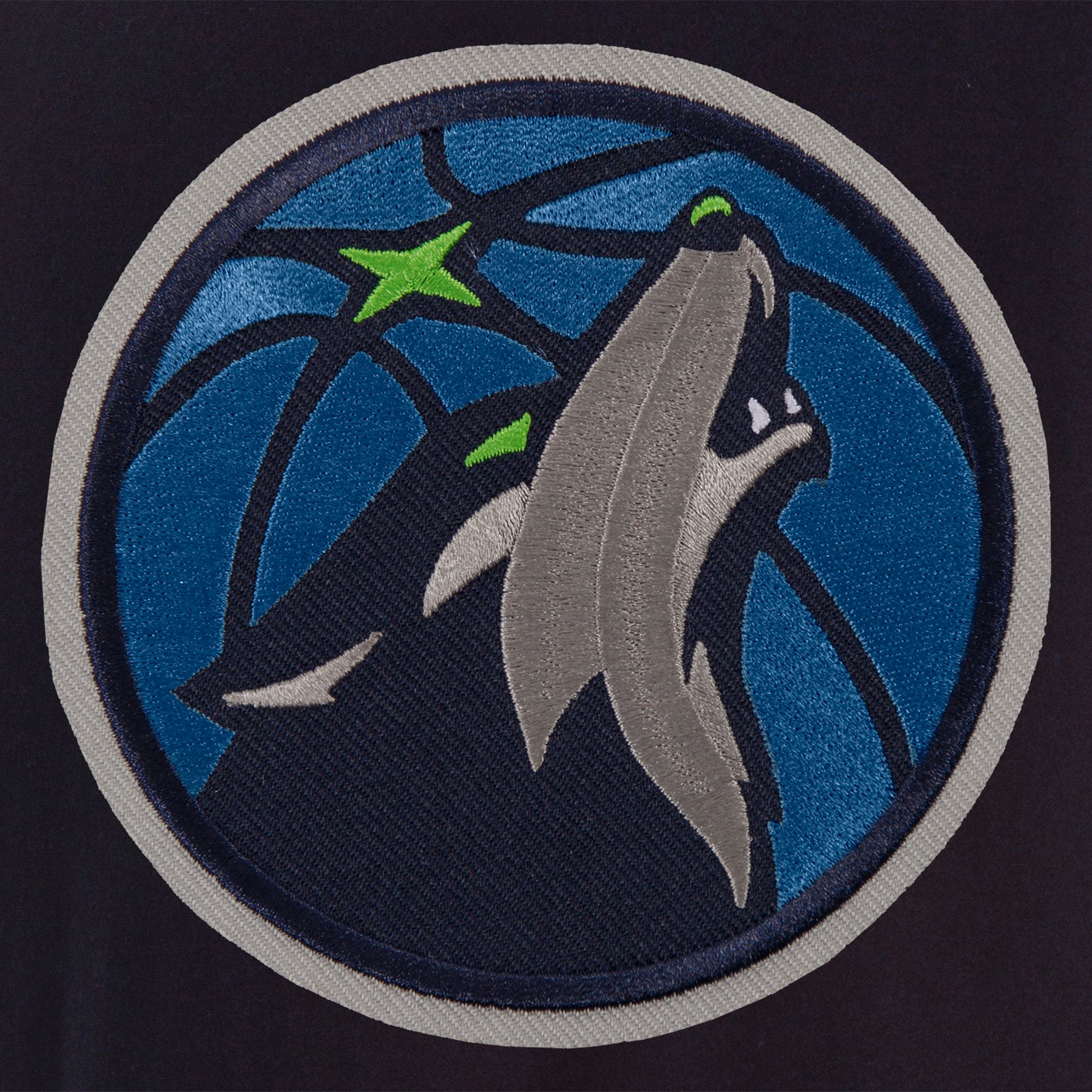 JH Design Men's Minnesota Timberwolves Navy Reversible Wool Jacket product image