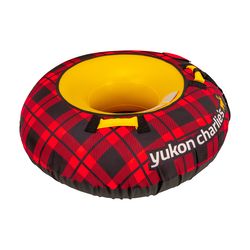 Yukon Charlie's Buffalo Plaid Snow Tube