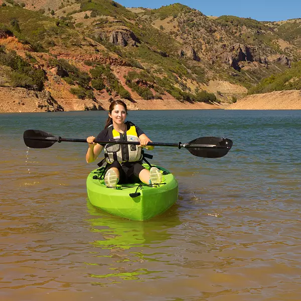 Lifetime Tioga 120 Angler Kayak with Paddle